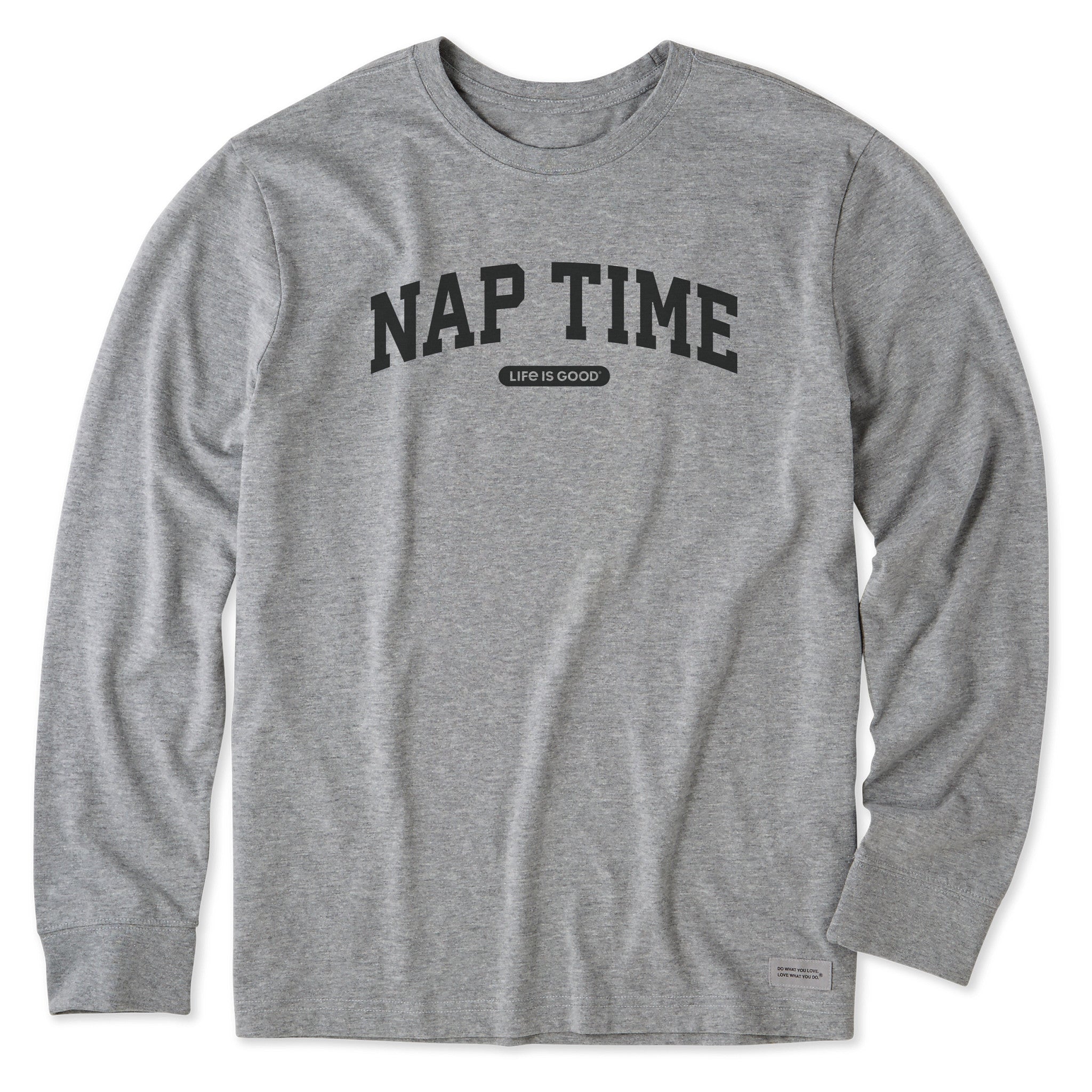 Men's Nap Time Arch Long Sleeve Crusher Tee | Shop Life is Good