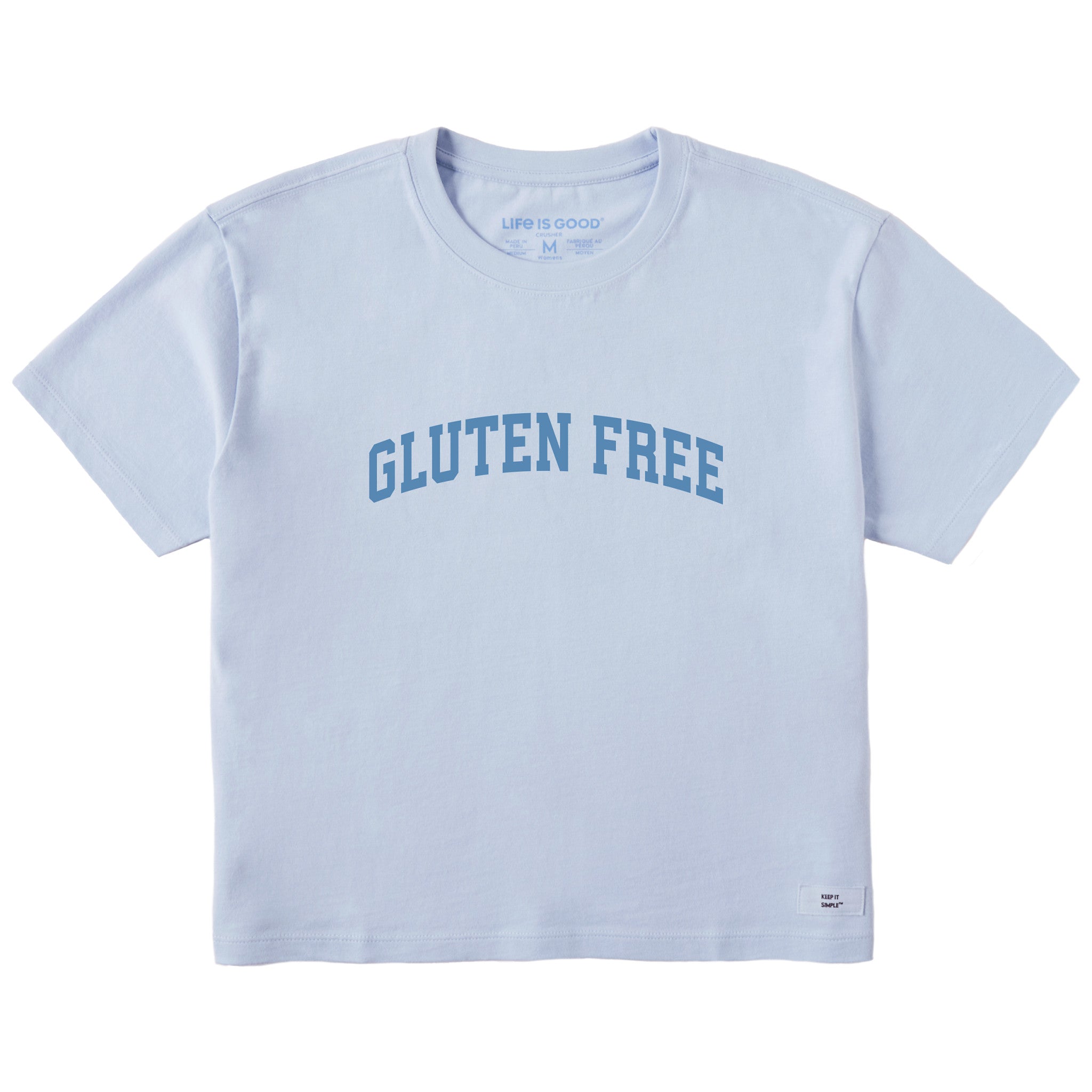Women's Gluten Free Arch Short Sleeve Crusher Boxy Tee | Shop Life