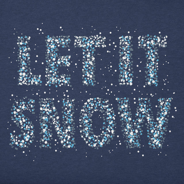Product image for "Kids Let it Snow Sparkle Long Sleeve Crusher Tee" ||182359_2