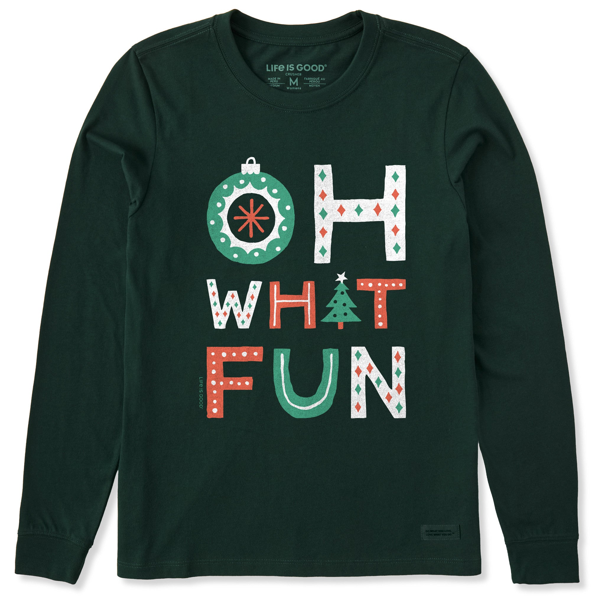 Women's Oh What Fun Long Sleeve Crusher Tee | Shop Life is Good