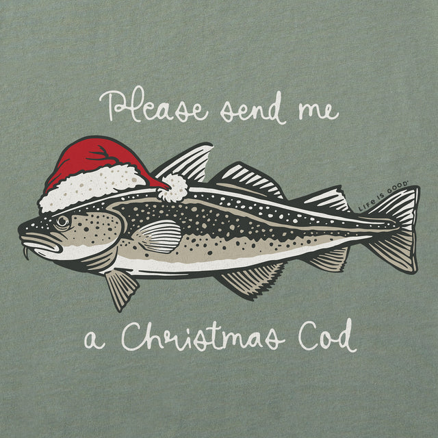 Product image for "Men's Christmas Cod Short Sleeve Crusher Tee" ||182462_2