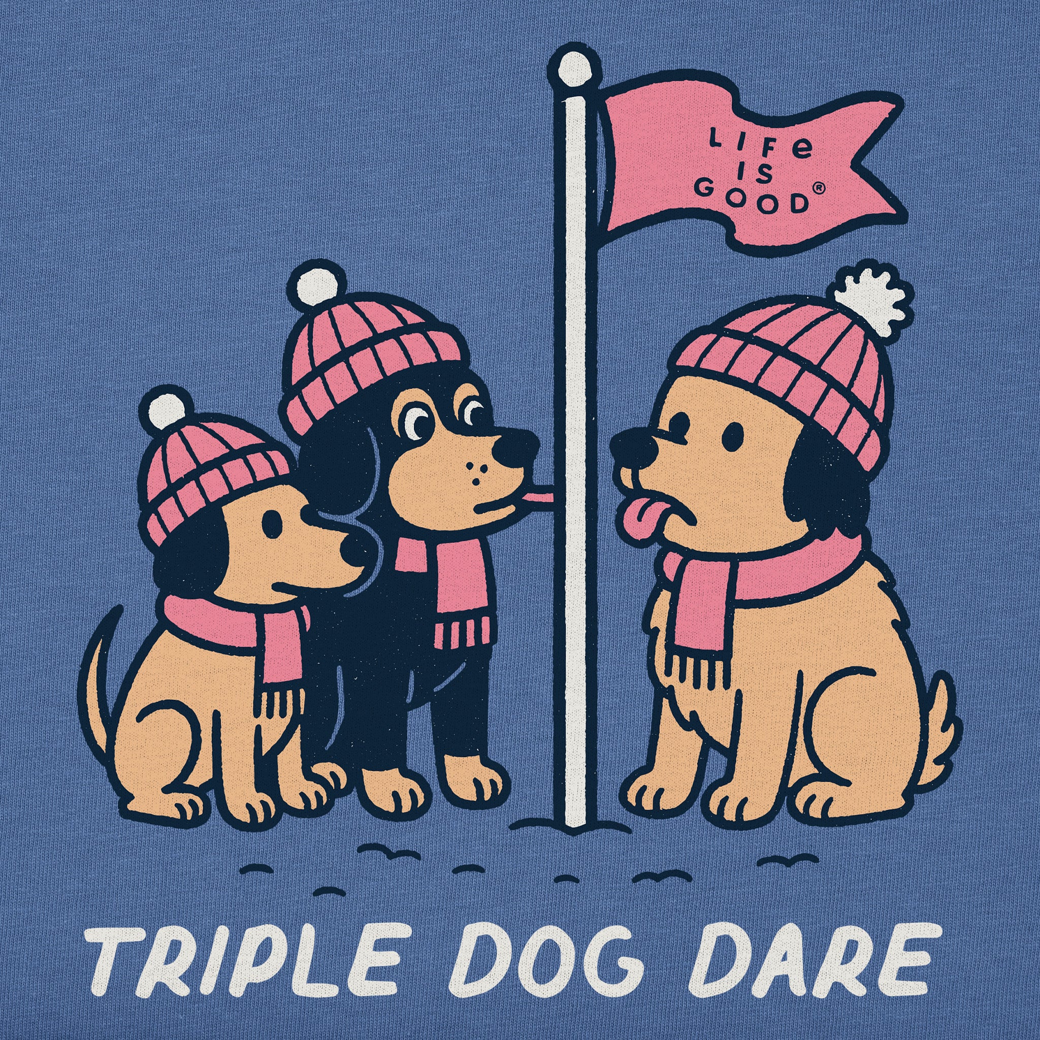 Women's Triple Dog Dare Long Sleeve Crusher Tee | Shop Life is Good