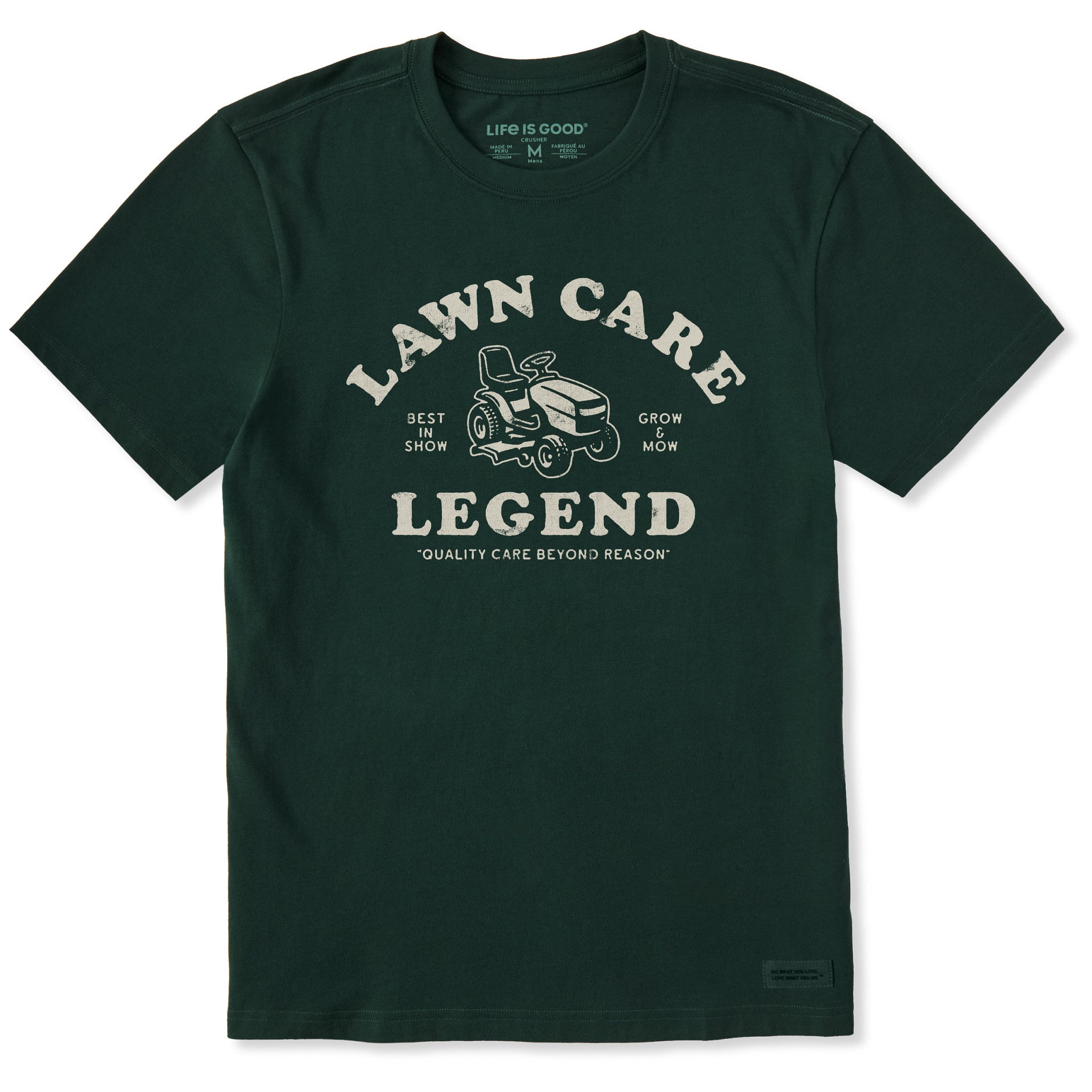 Men's Lawn Care Legend Short Sleeve Crusher Tee | Shop Life is Good