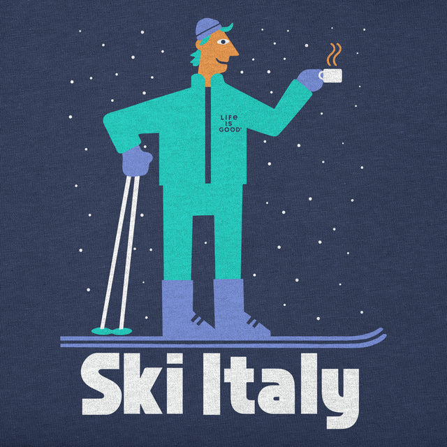 Product image for "Women's Ski Italy Espresso Long Sleeve Crusher Tee" ||183557_2