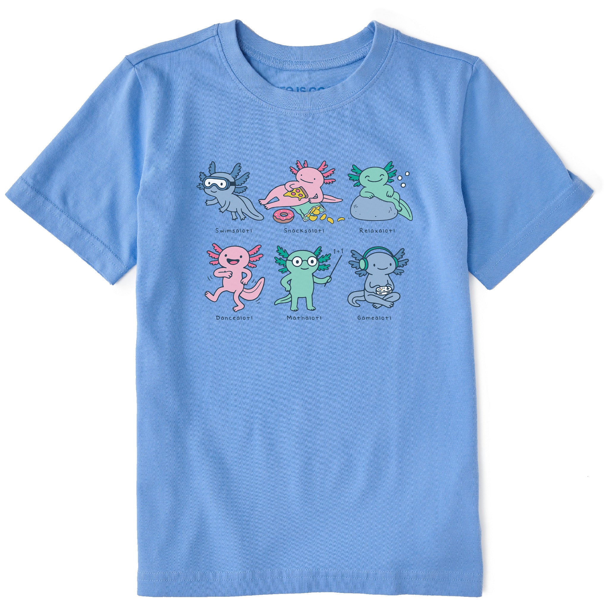 Kids A Lotta Axolotls Short Sleeve Crusher Tee | Shop Life is Good