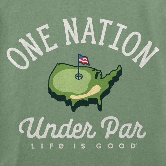 Product image for "Men's One Nation Under Par Short Sleeve Crusher Tee" ||184198_2