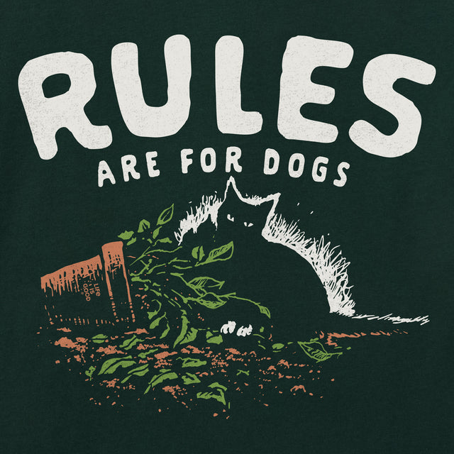 Product image for "Men's Rules Are for Dogs Short Sleeve Crusher Tee" ||184294_2