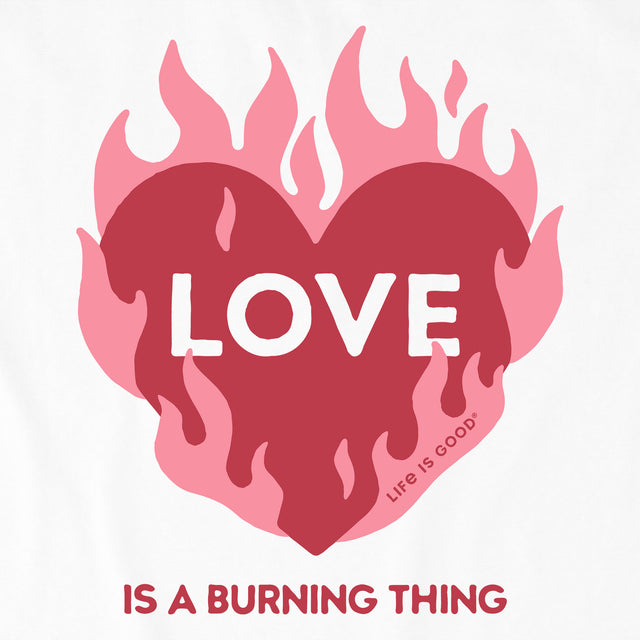 Product image for "Women's Love is a Burning Thing Short Sleeve Crusher Tee" ||184332_2