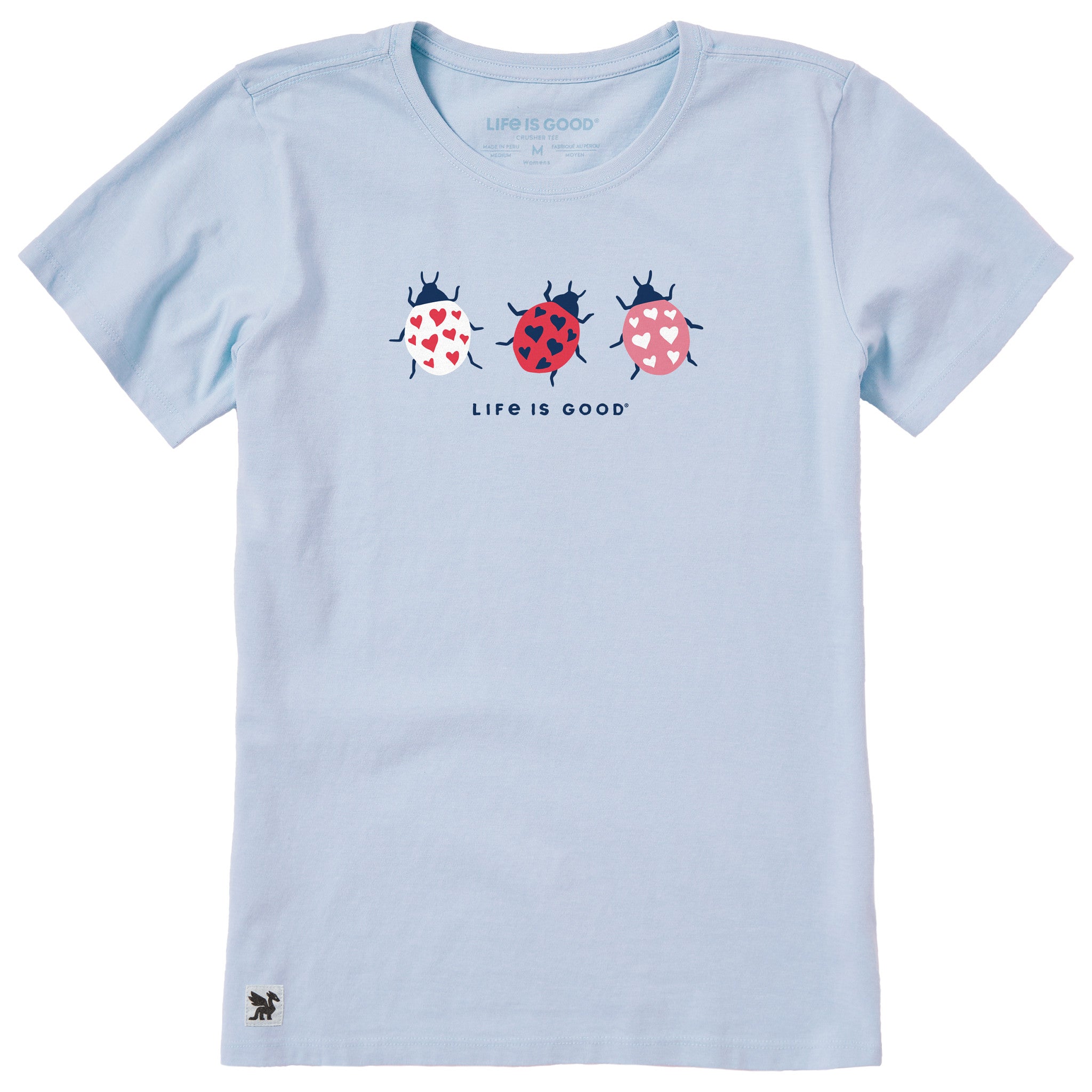 Women's Lovely Ladybug Trio Short Sleeve Crusher Tee | Shop Life