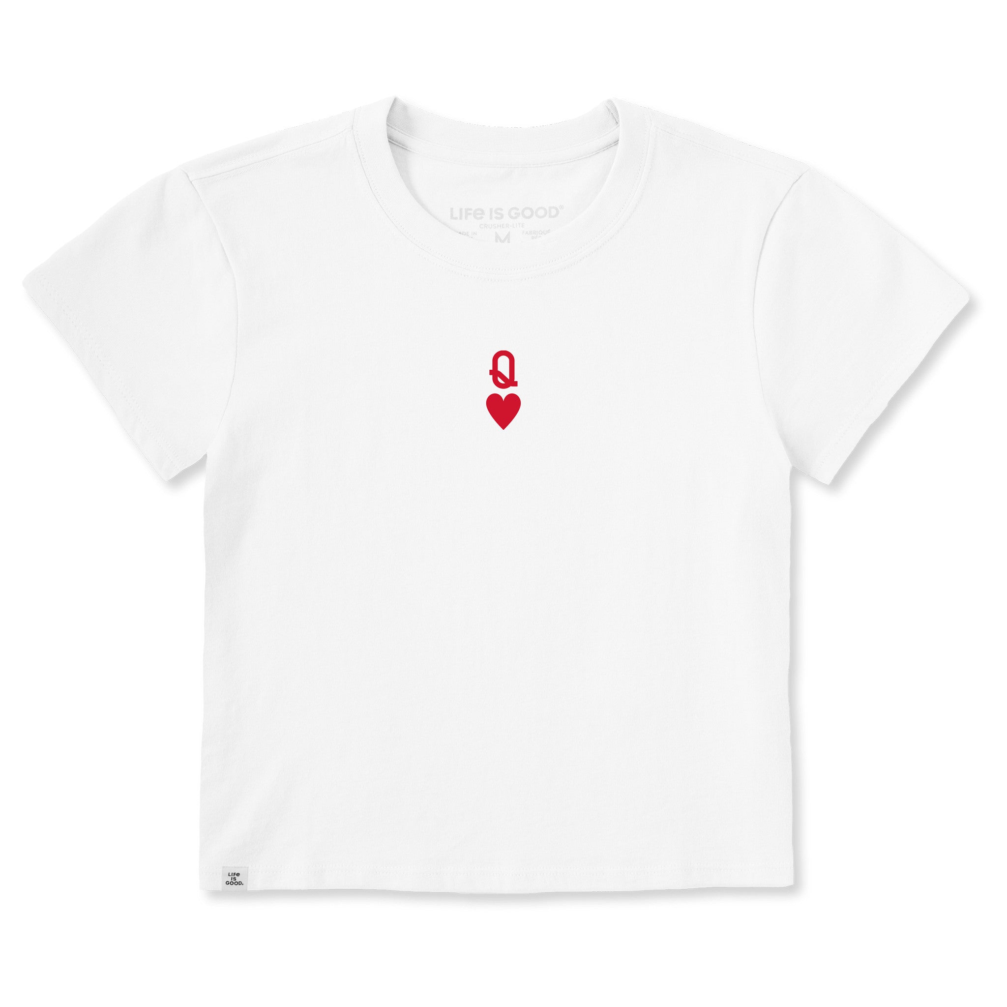Women's Queen of Hearts Crusher-LITE Shrunken Tee | Shop Life is Good