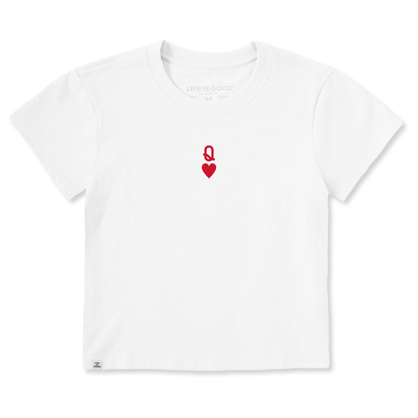 Women's Queen of Hearts Crusher-LITE Shrunken Tee | Shop Life is Good