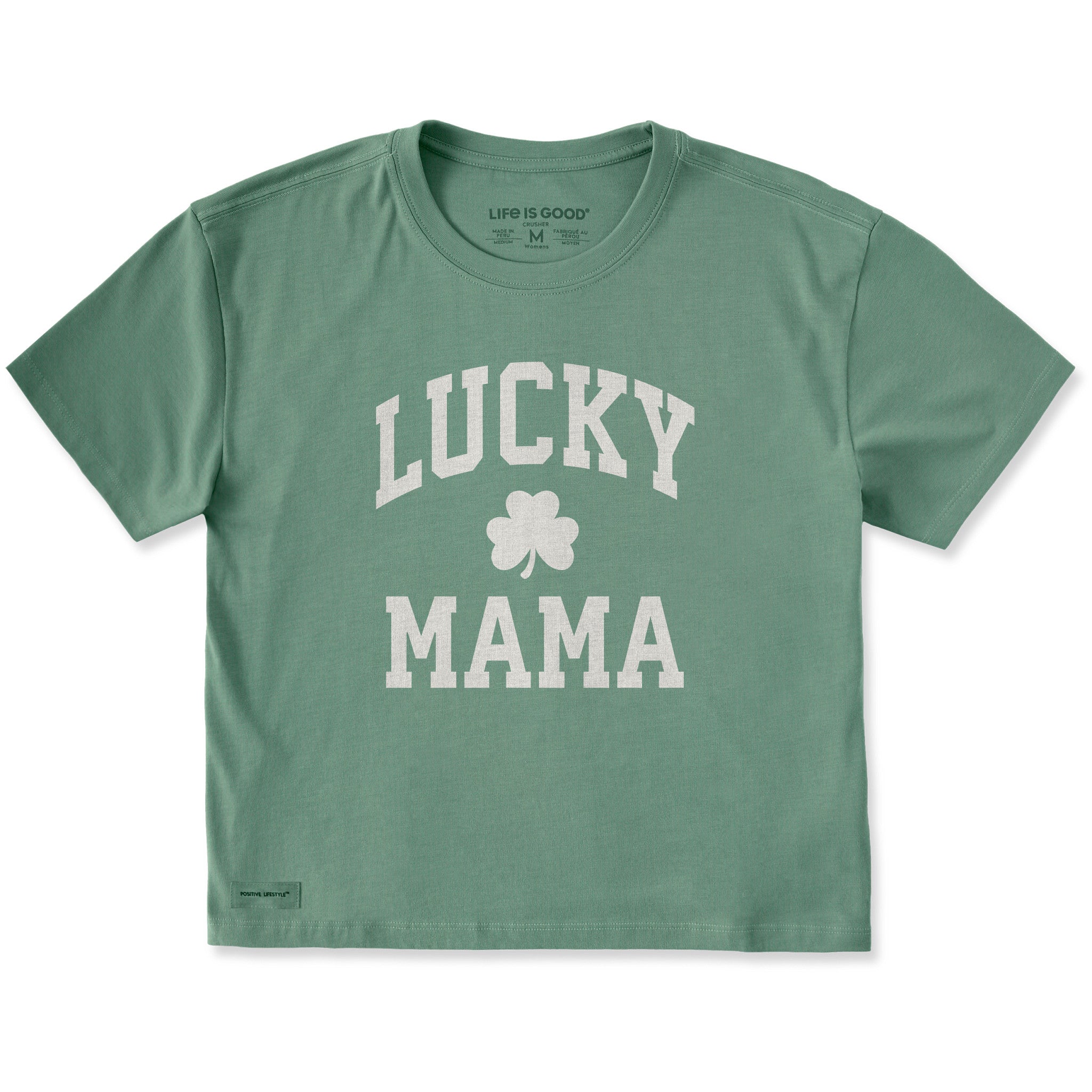 トップス lucky mama Women's Lucky Mama Arch Short Sleeve Crusher Boxy Tee | Shop Life