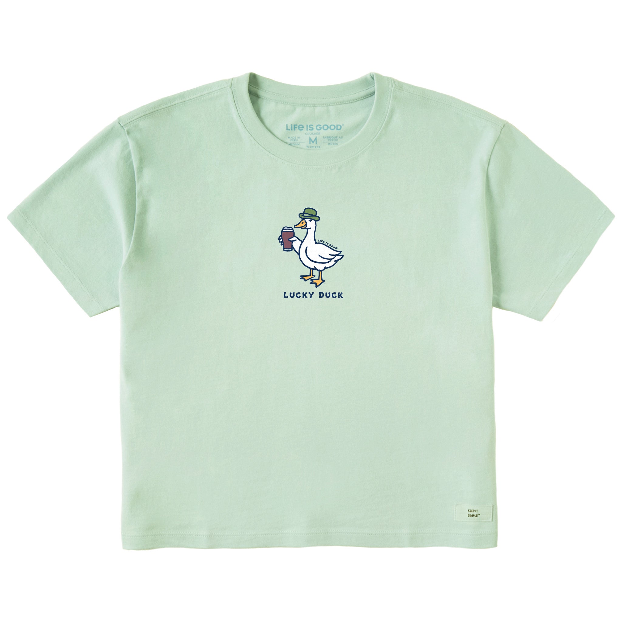 Women's Lucky Duck Stout Short Sleeve Crusher Boxy Tee | Shop Life