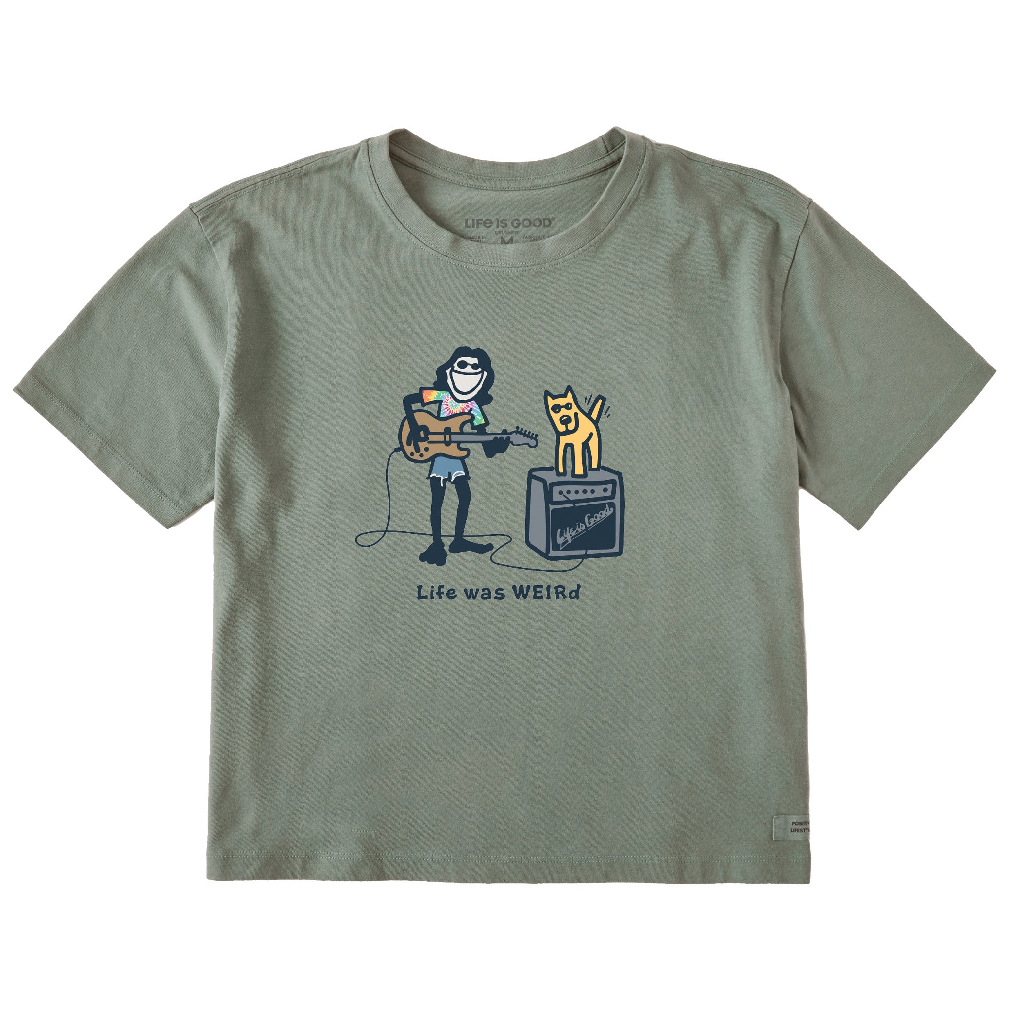 Women's Life Was Weird Short Sleeve Crusher Boxy Tee | Shop Life
