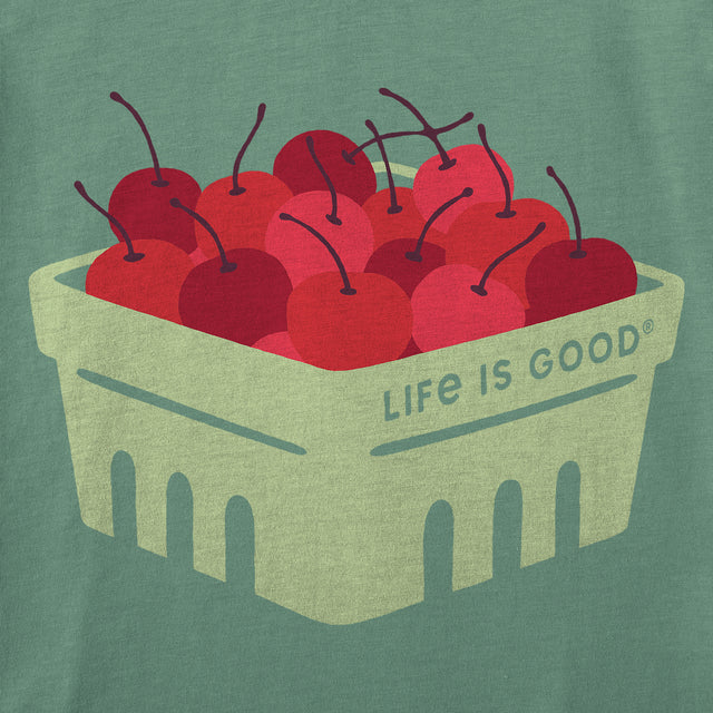 Product image for "Women's Box of Cherries Short Sleeve Crusher Boxy Tee" ||185963_2