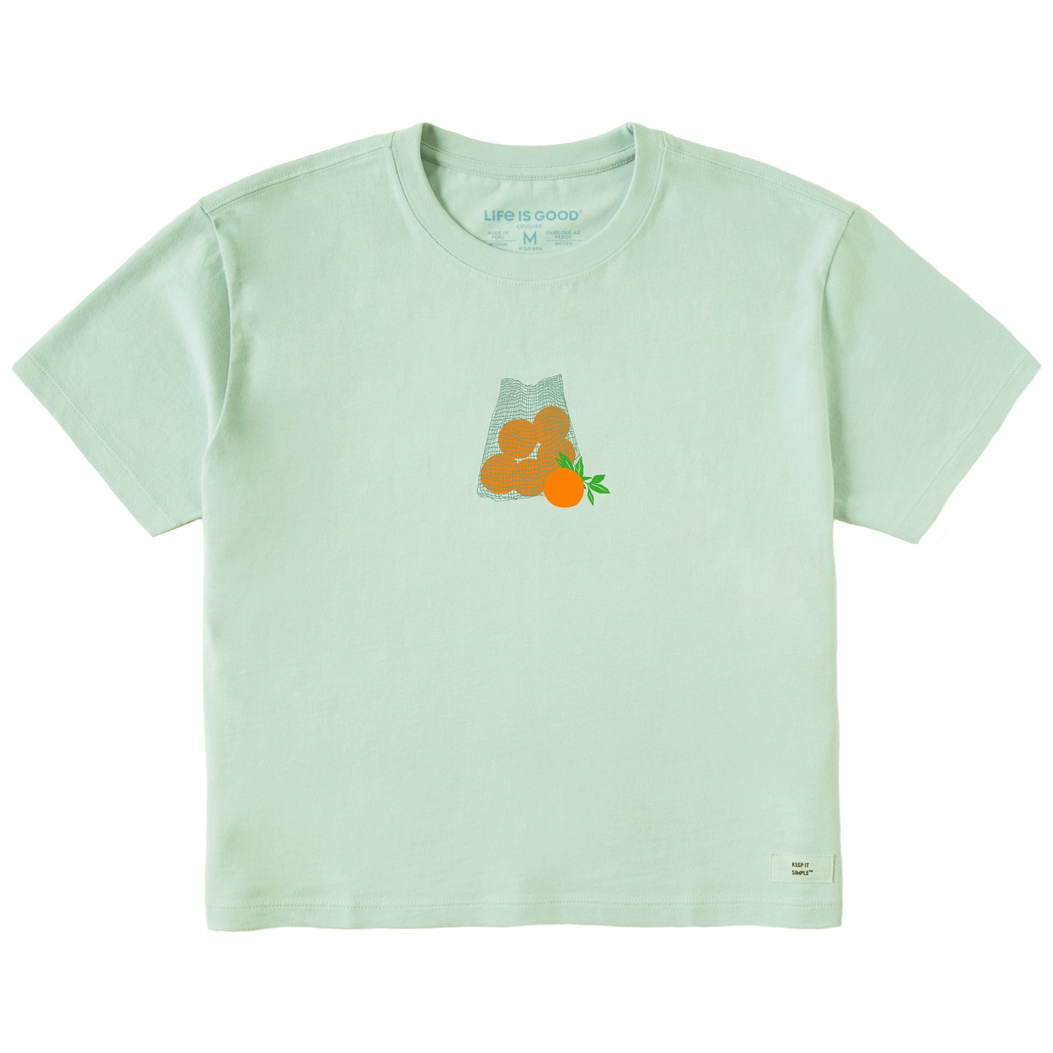 Women's Market Oranges Short Sleeve Crusher Boxy Tee | Shop Life