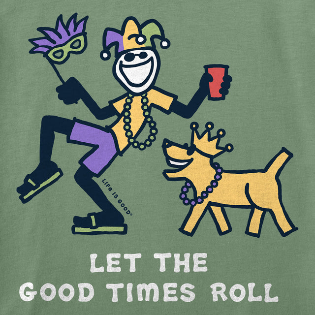Product image for "Women's Let the Good Times Roll Jake Rocket Short Sleeve Crusher Boxy Tee" ||186089_2