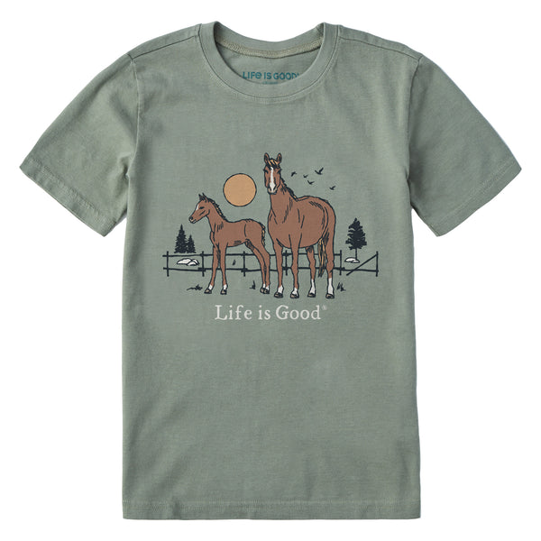 house on the hill L/S Tee (Brown Horse) トップス house on the hill L/S