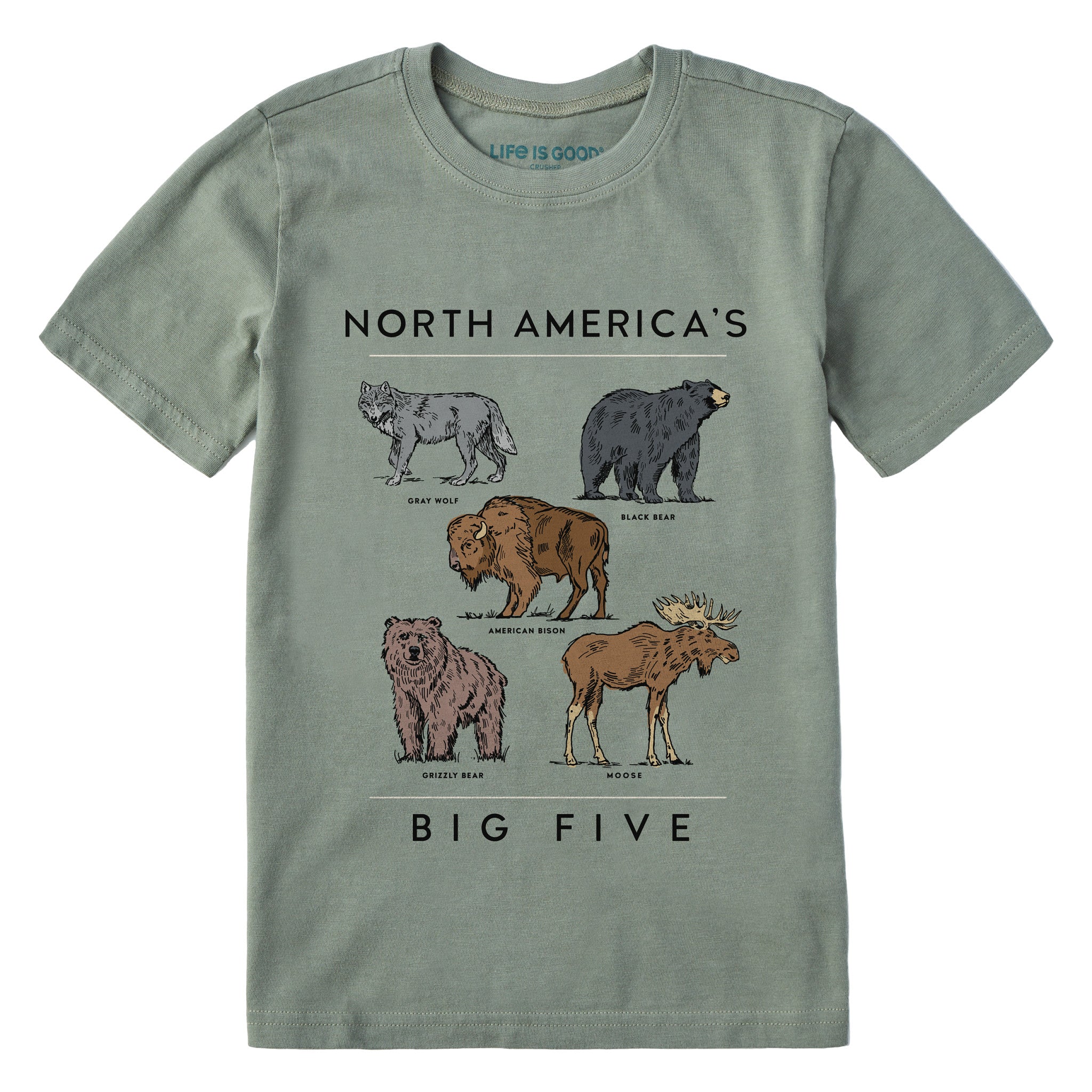 Kids North America's Big 5 Short Sleeve Crusher Tee | Shop Life is