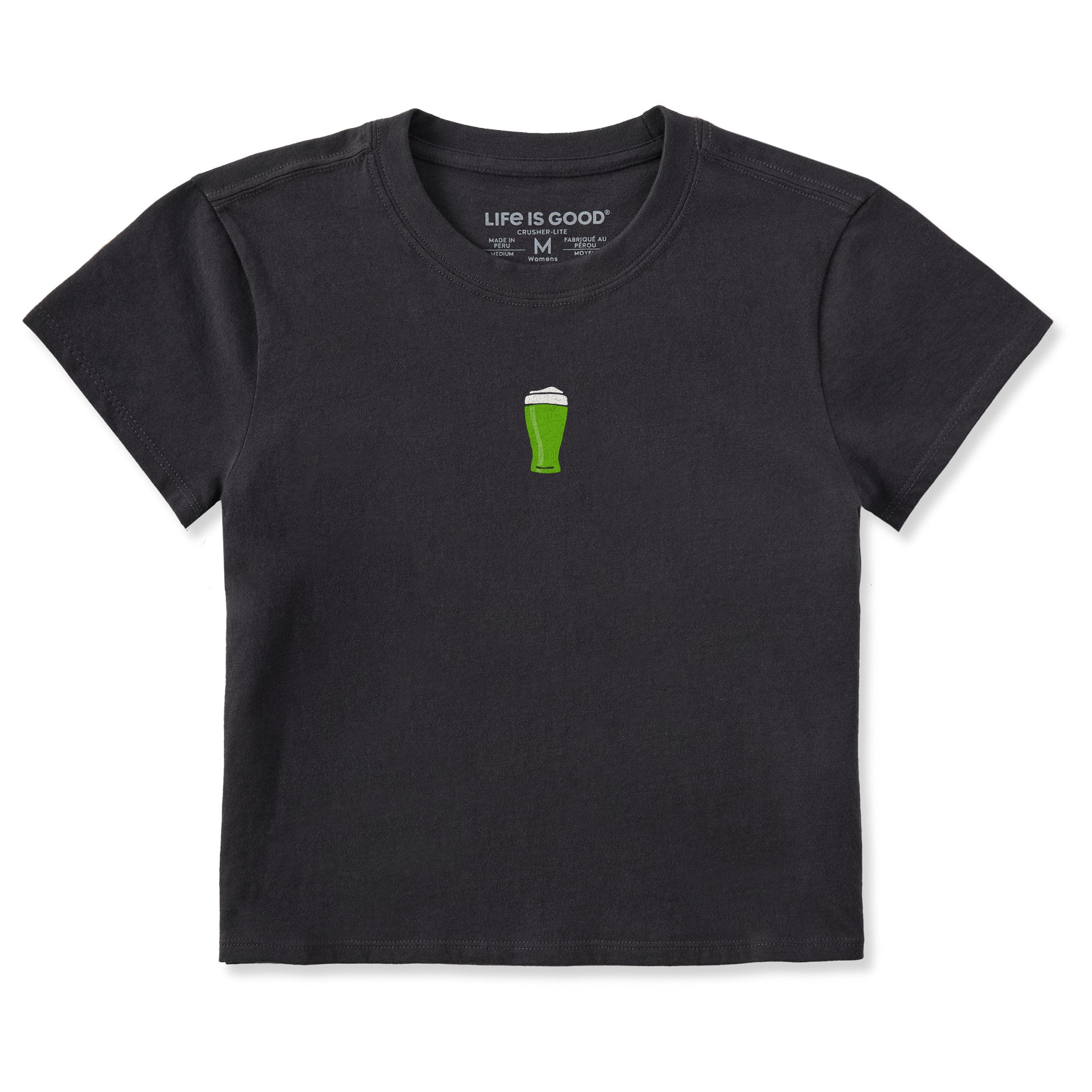 Women's Green Beer Crusher-LITE Shrunken Tee | Shop Life is Good