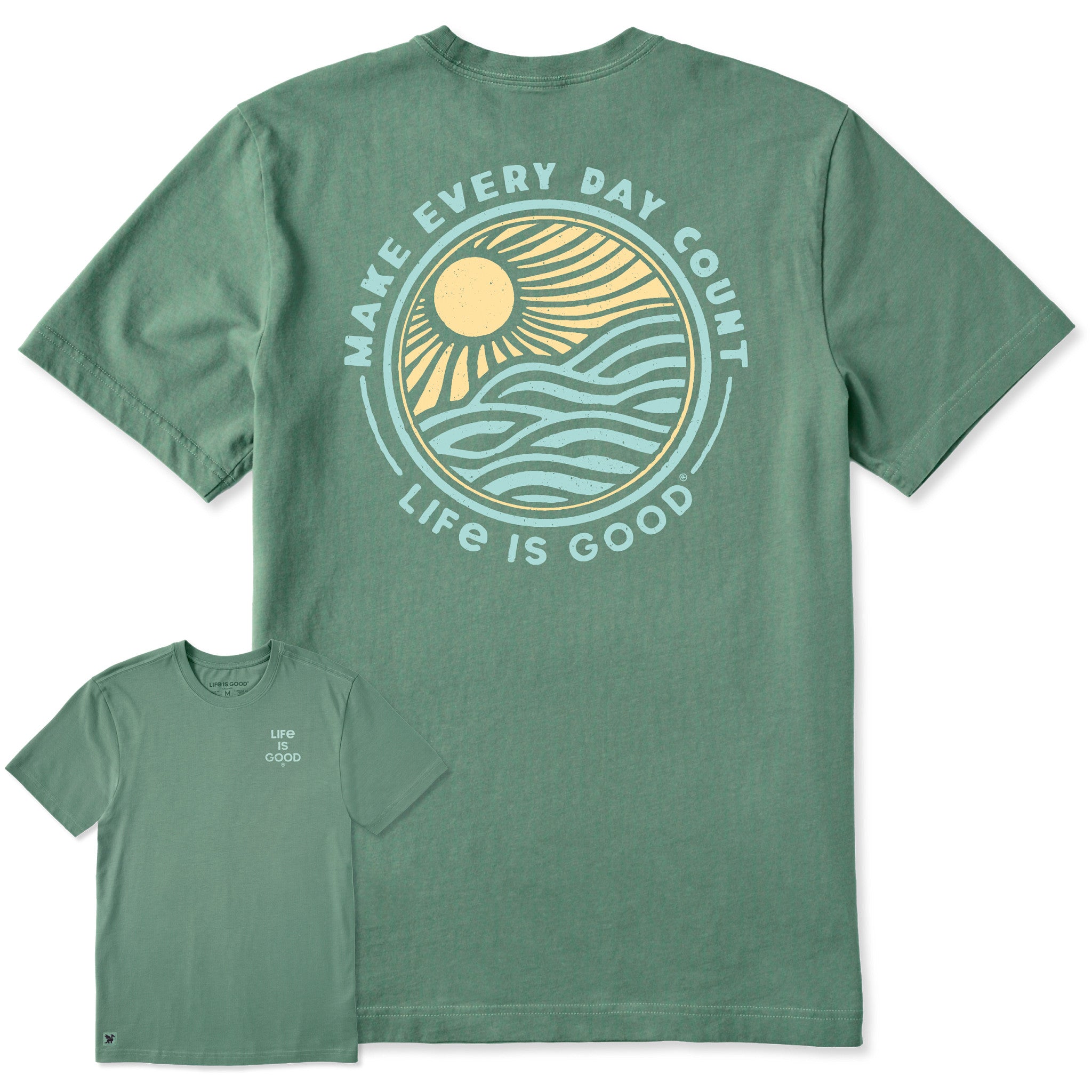 Men's Make Every Day Count Sunset Short Sleeve Tee | Shop Life is Good