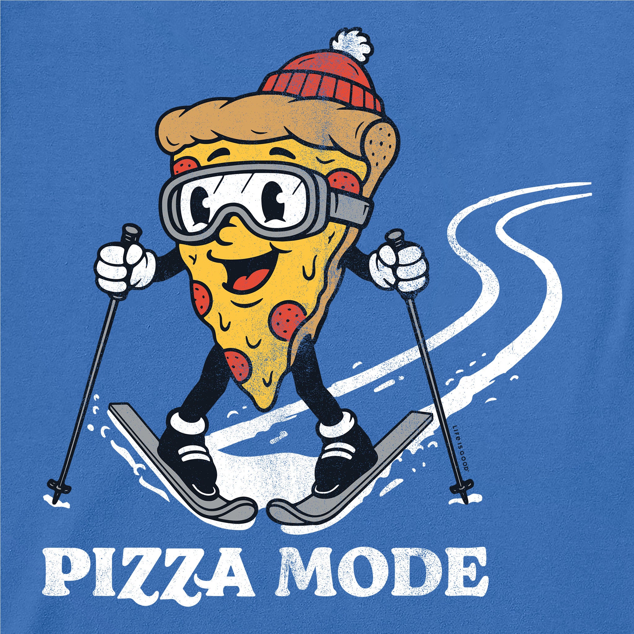 Men's Pizza Mode Short Sleeve Crusher Tee | Shop Life is Good