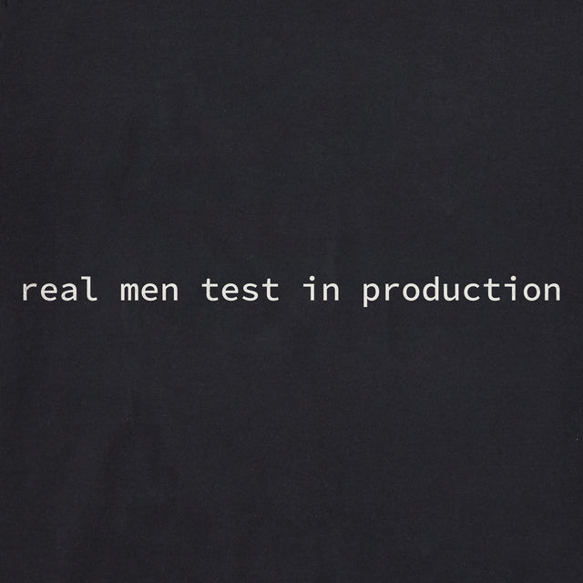 Product image for "Men's Real Men Test in Production Short Sleeve Crusher Tee" ||186855_2