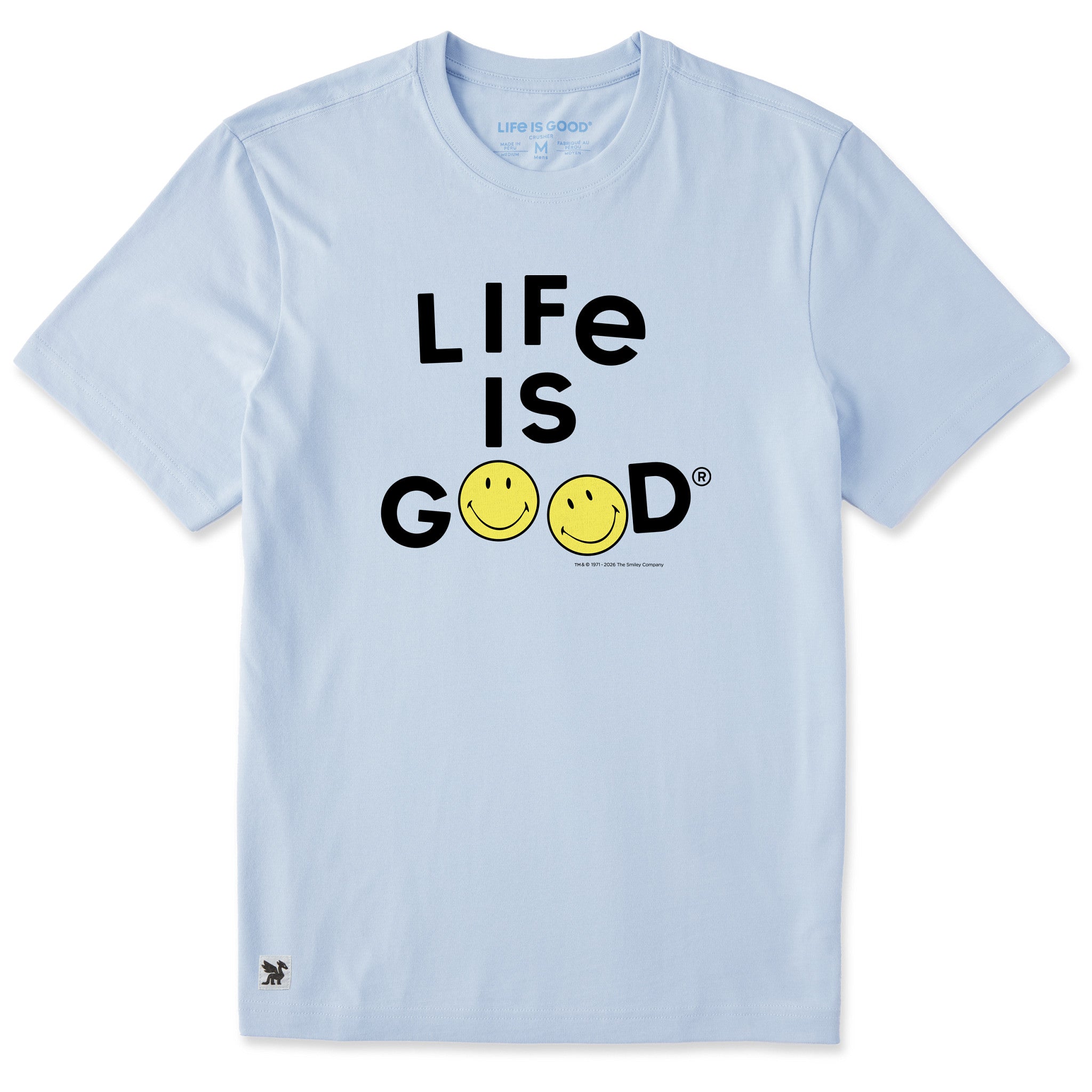 Men's LIG X Smiley Jumble Short Sleeve Crusher Tee | Shop Life is Good