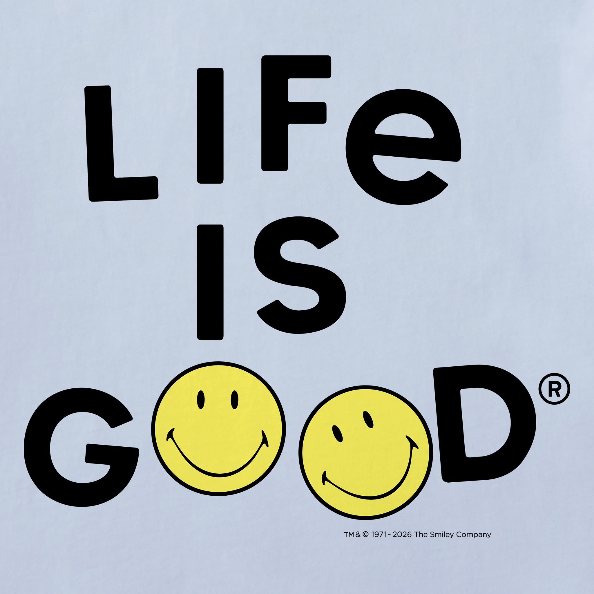 Men's LIG X Smiley Jumble Short Sleeve Crusher Tee | Shop Life is Good