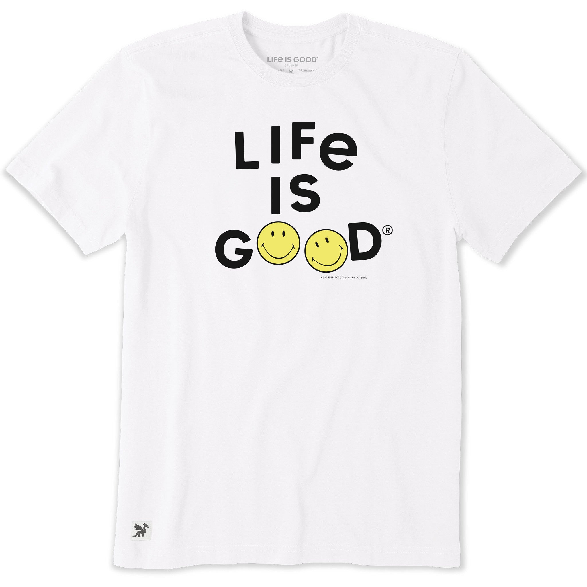 Men's LIG X Smiley Jumble Short Sleeve Crusher Tee | Shop Life is Good