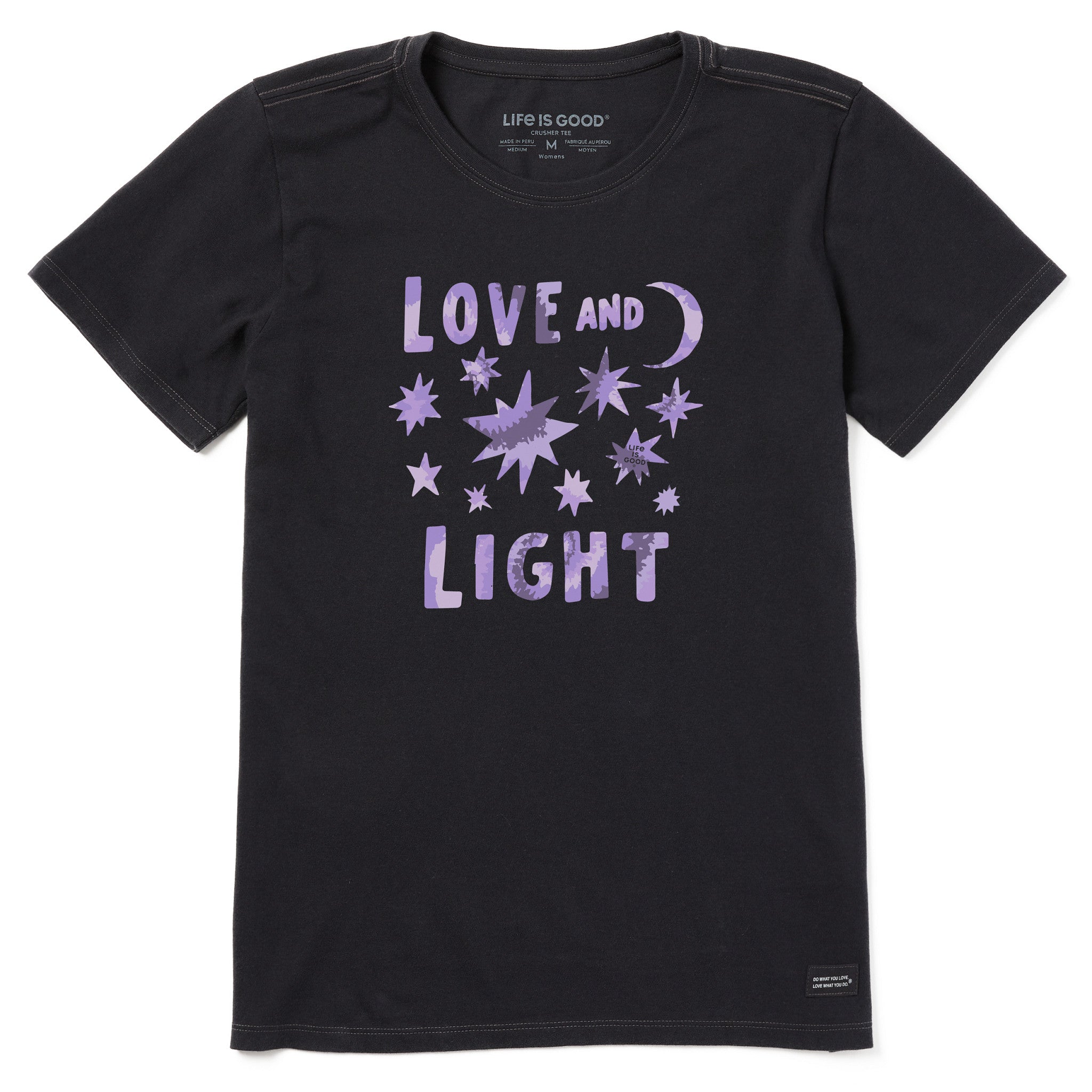 Women's Love and Light Tie Dye Short Sleeve Crusher Tee | Shop