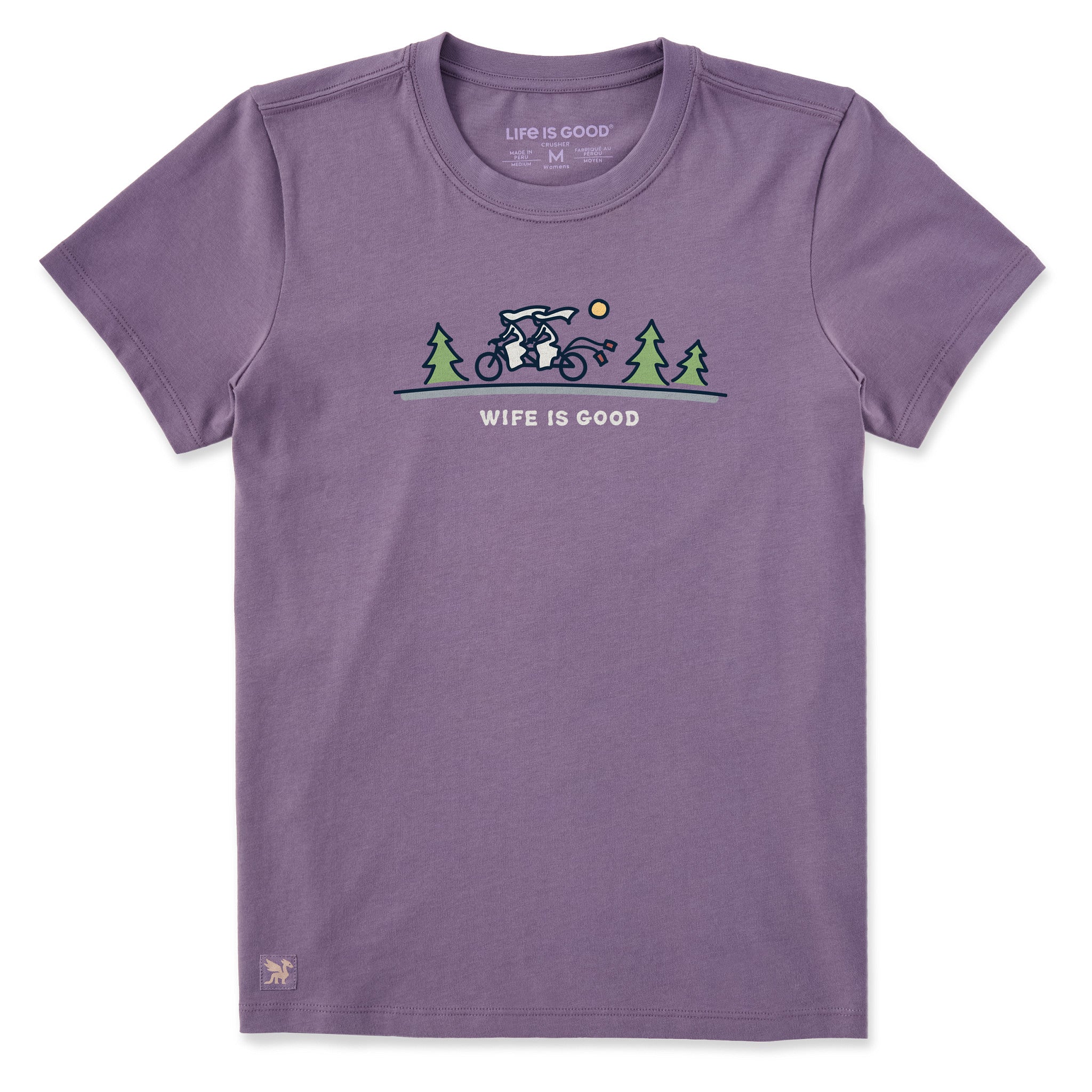 Women's Wife is Good Short Sleeve Crusher Tee | Shop Life is Good