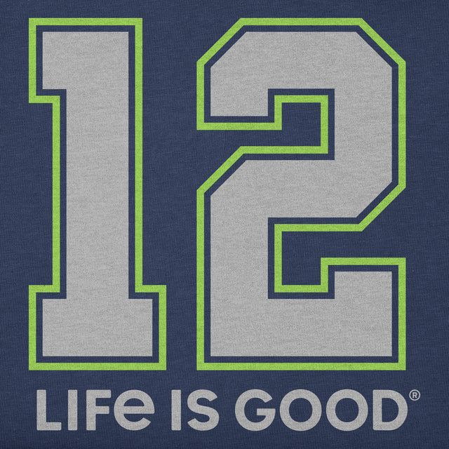 Product image for "Women's 12 Life is Good Short Sleeve Crusher Tee" ||188044_2