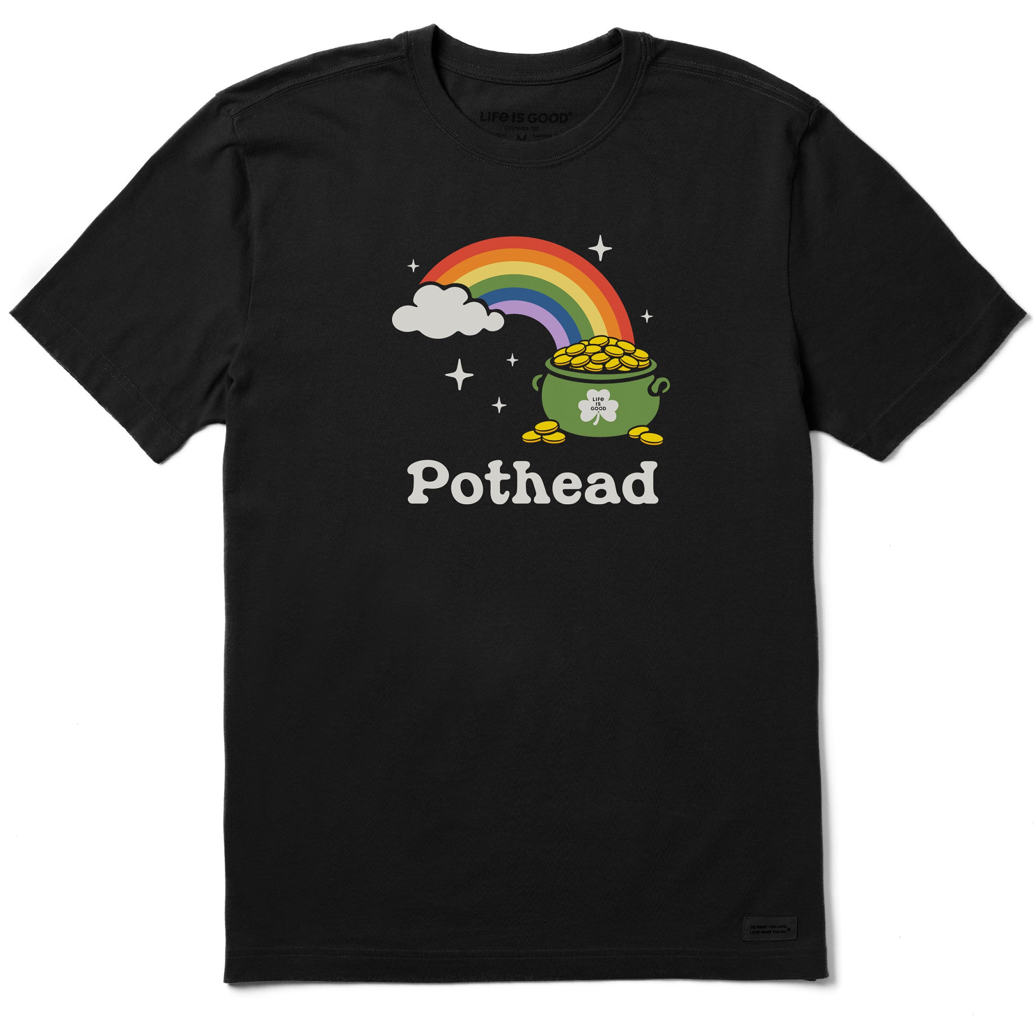 pothead t shirt Men's Irish Pothead Short Sleeve Crusher Tee