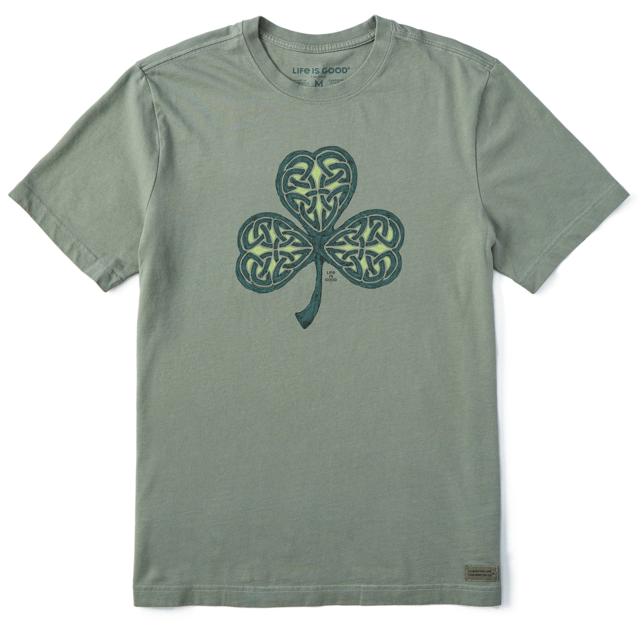 Men's Celtic Knot Shamrock Short Sleeve Crusher Tee | Shop Life is