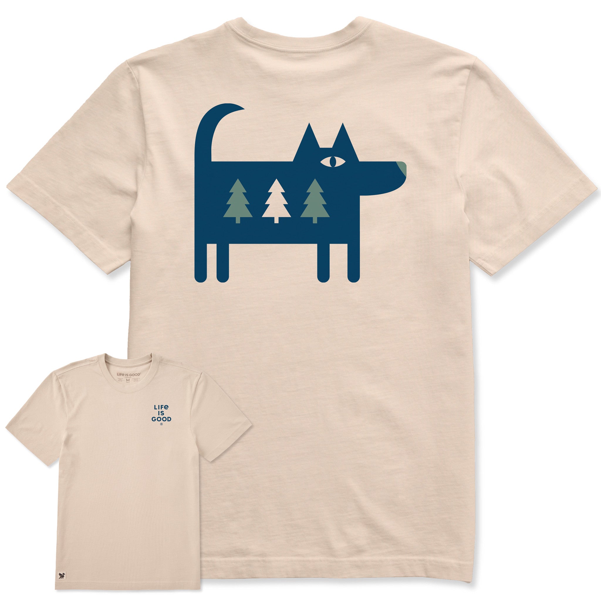 Men's Bert's Tree Dog Short Sleeve Crusher Tee | Shop Life is Good