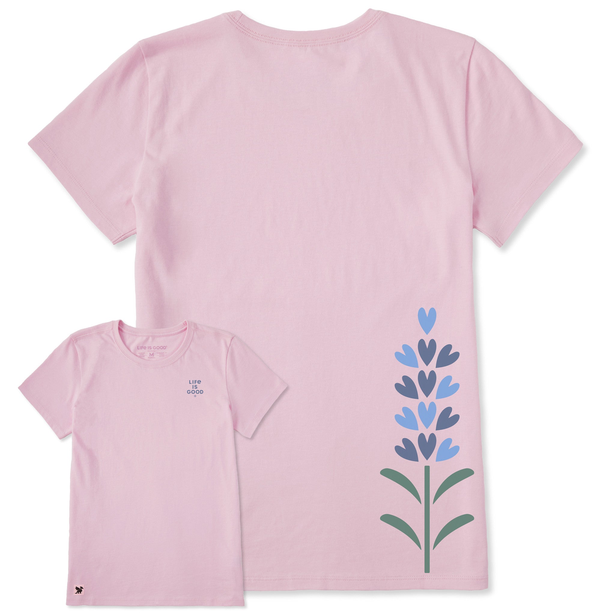 HEUGN “ Bert” SHIRTS066 size2 Women's Bert's Lavender Short Sleeve Crusher Tee | Shop Life is Good