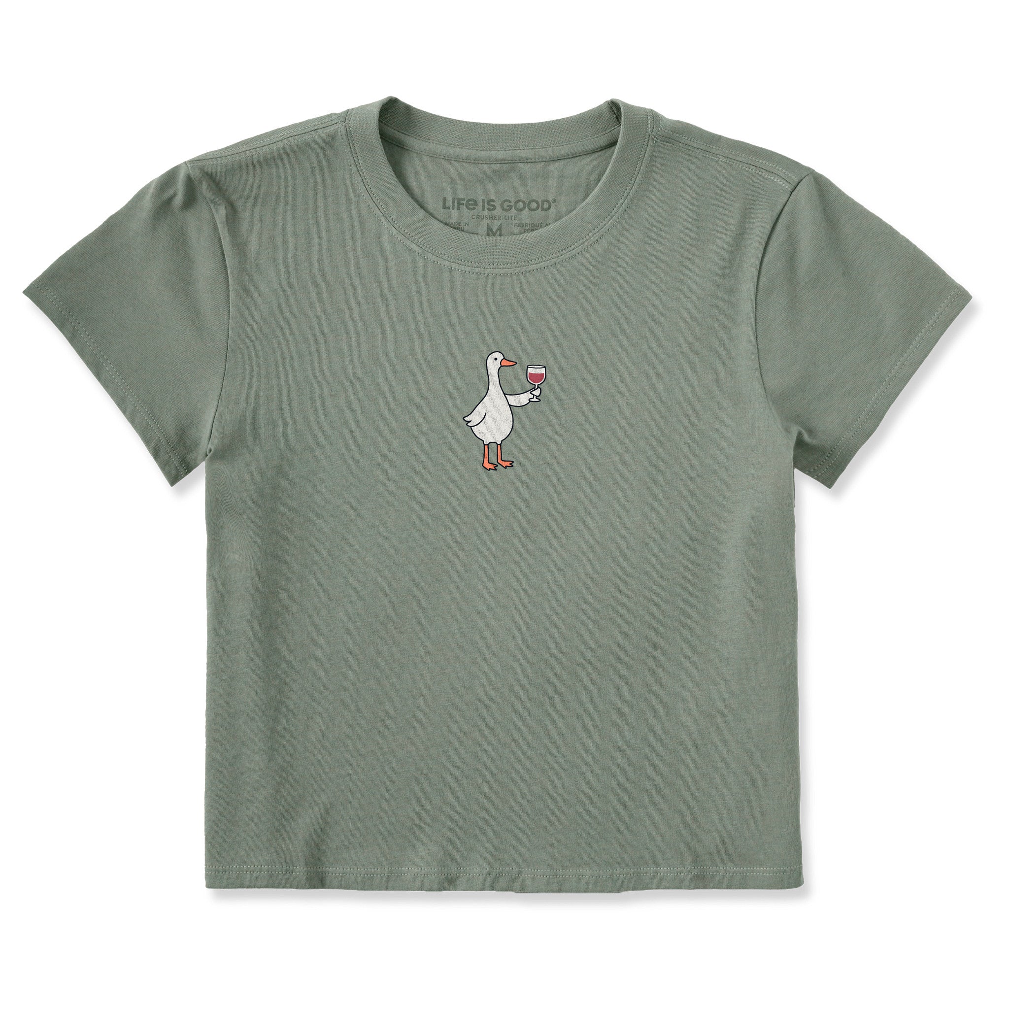 Women's Wine Goose Crusher-LITE Shrunken Tee | Shop Life is Good