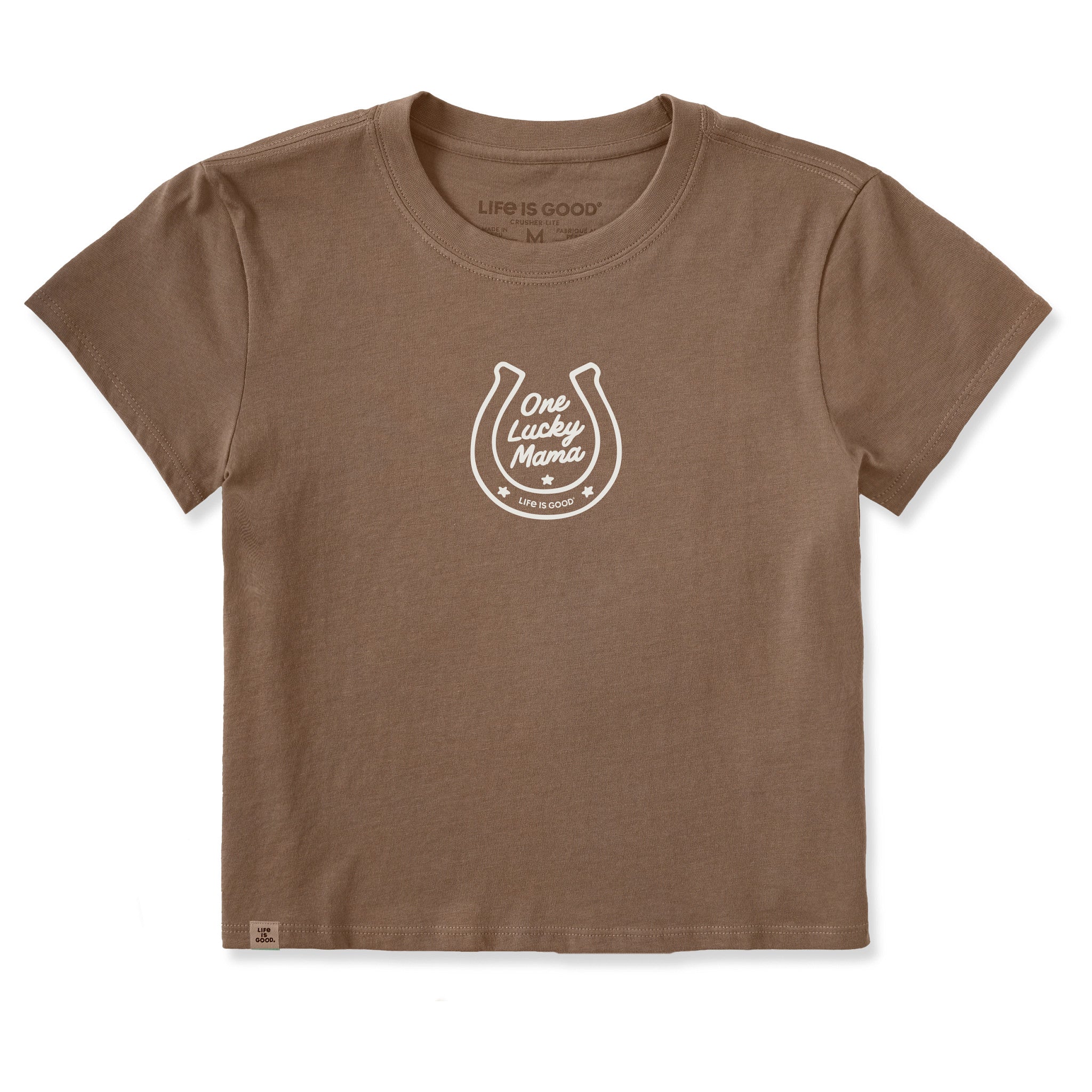 Women's One Lucky Mama Horseshoe Crusher-LITE Shrunken Tee | Shop