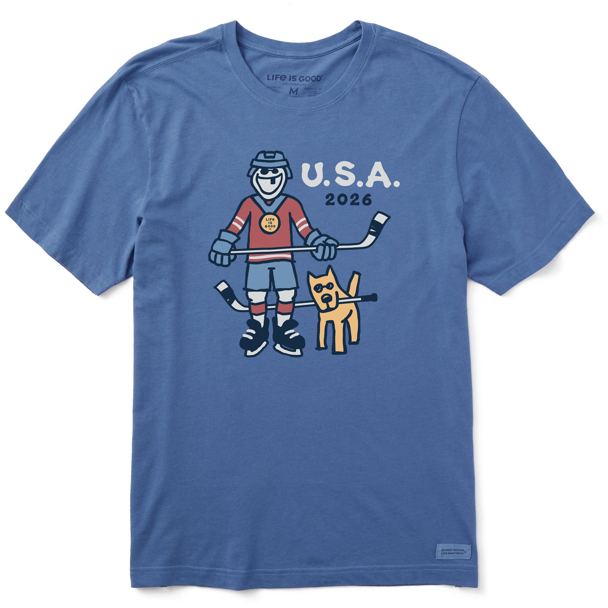 Men's Jake Hockey Gold 2026 Short Sleeve Crusher Tee | Shop Life