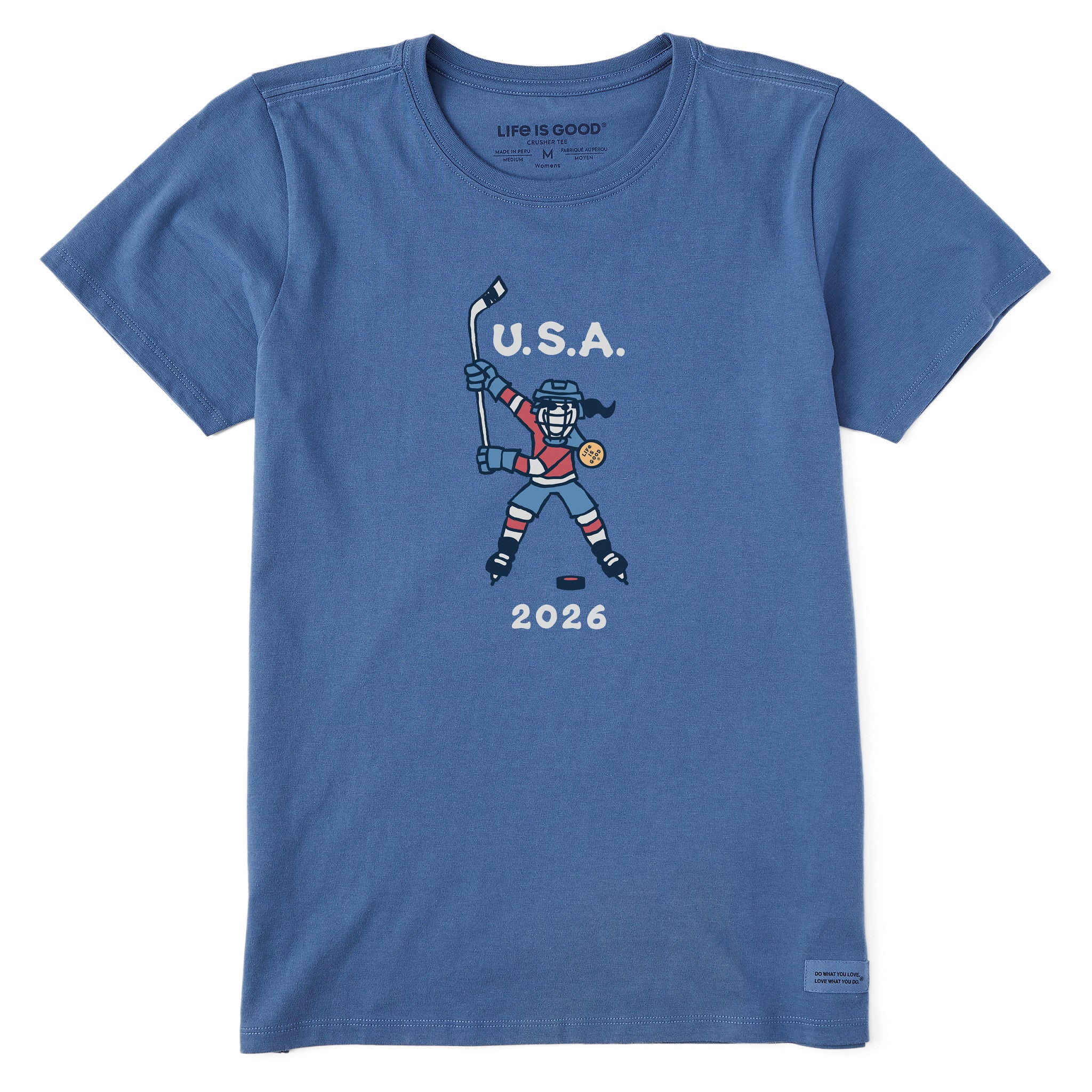 Women's Jackie Slap Shot 2026 Short Sleeve Crusher Tee | Shop Life
