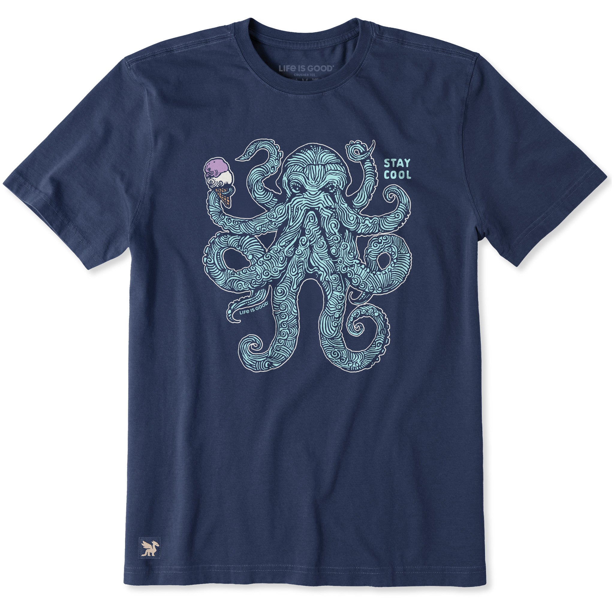 OCTOPUSです Men's Stay Cool Octopus Short Sleeve Crusher-LITE Tee | Shop Life