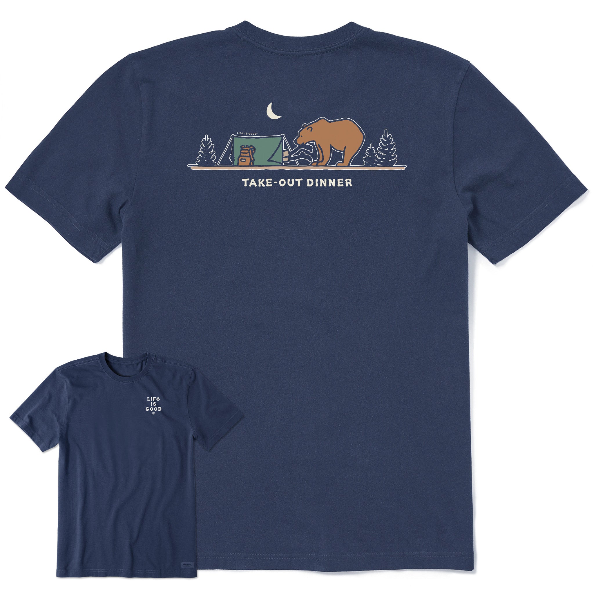 Men's Take-Out Dinner Short Sleeve Crusher Tee | Shop Life is Good