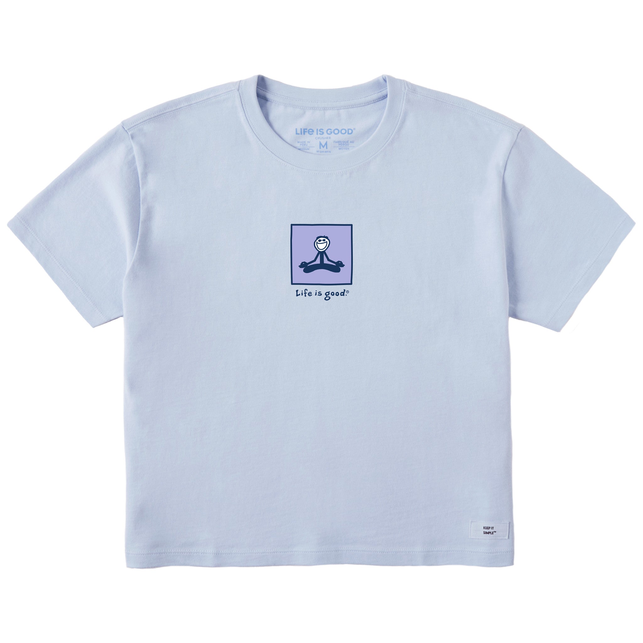 Women's Jake Meditate Short Sleeve Crusher Boxy Tee | Shop Life is