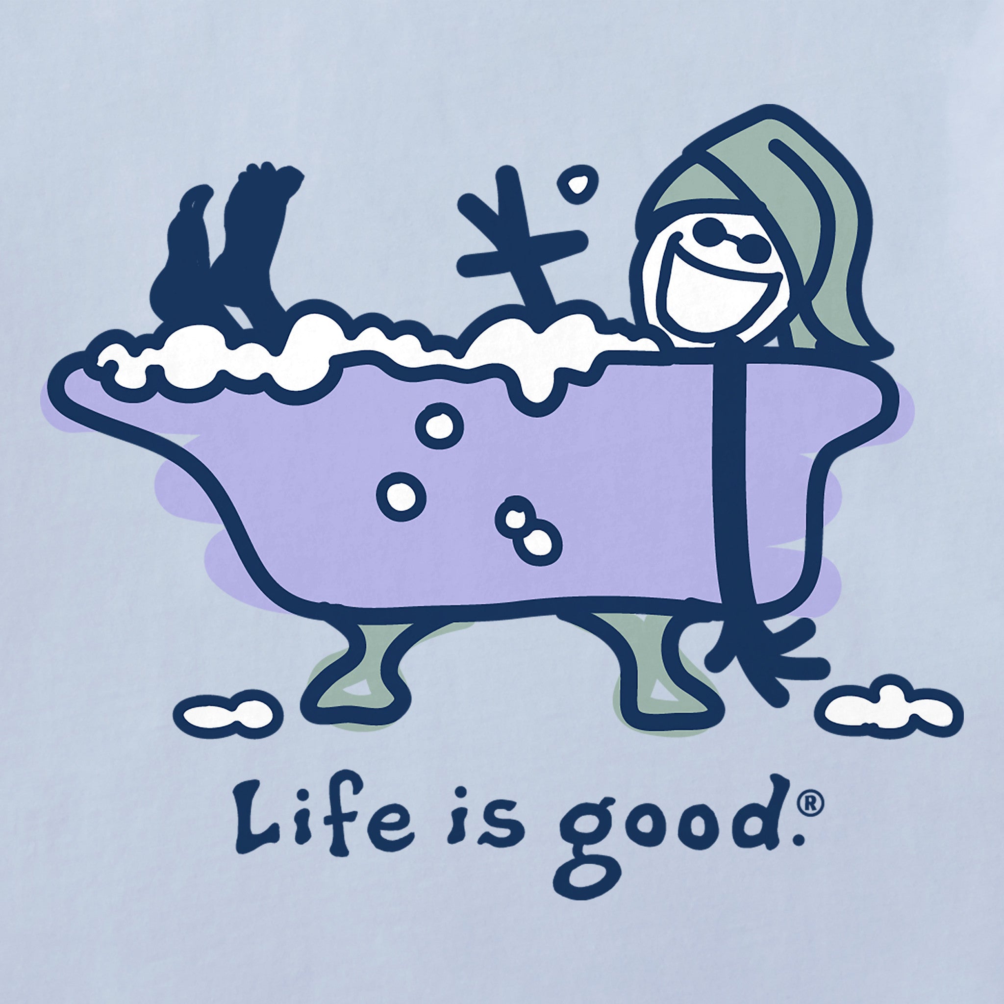 Women's Jackie Bath Crusher-LITE Shrunken Tee | Shop Life is Good