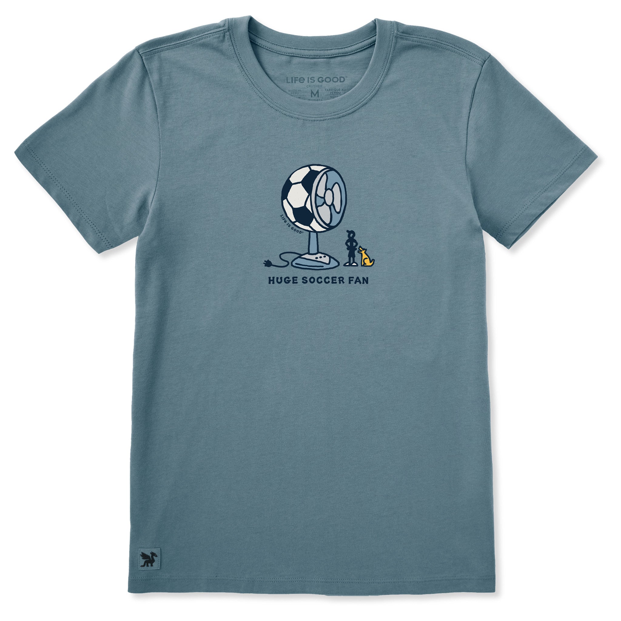 Women's Huge Soccer Fan Short Sleeve Crusher Tee | Shop Life is Good
