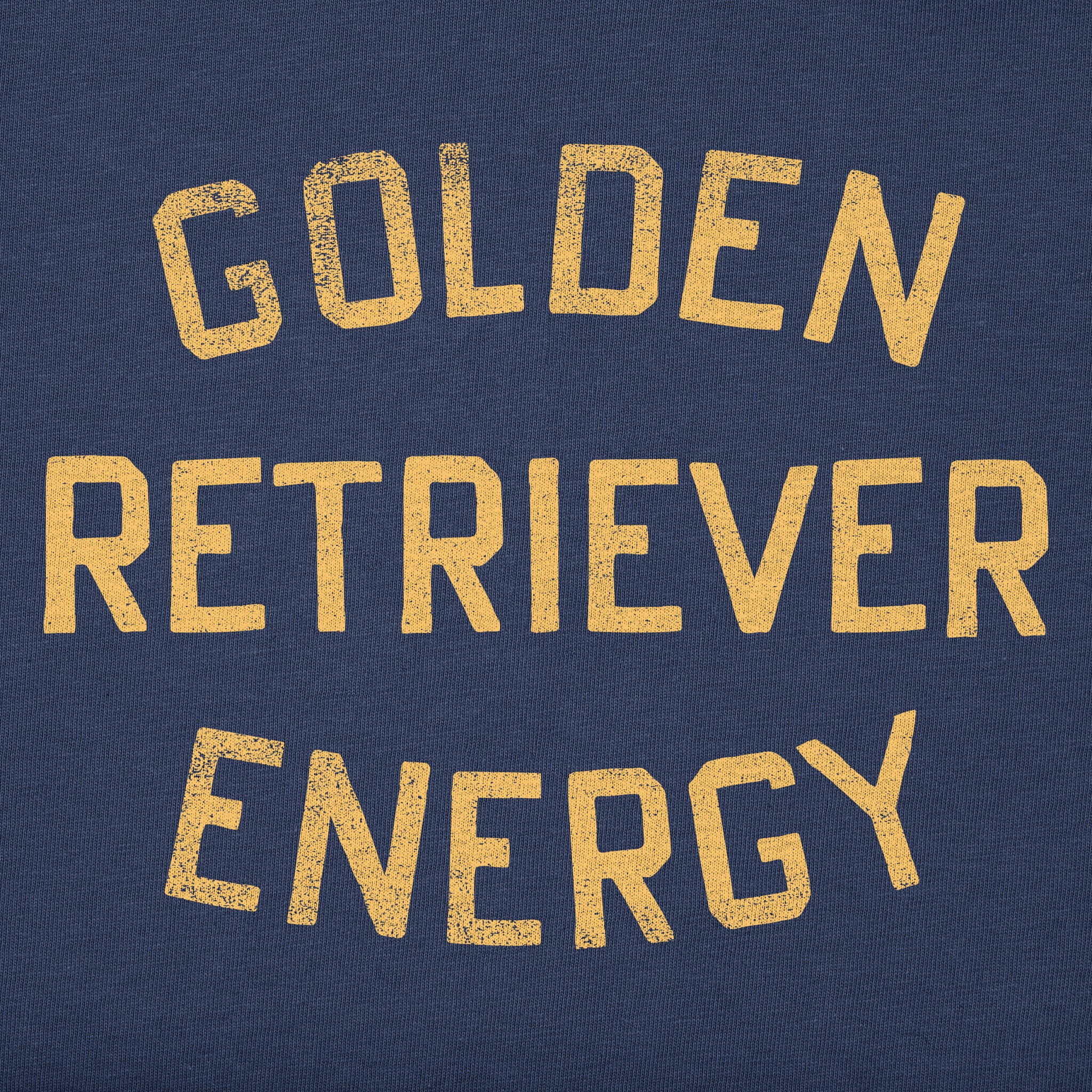 Men's Golden Retriever Energy Short Sleeve Crusher Tee | Shop Life
