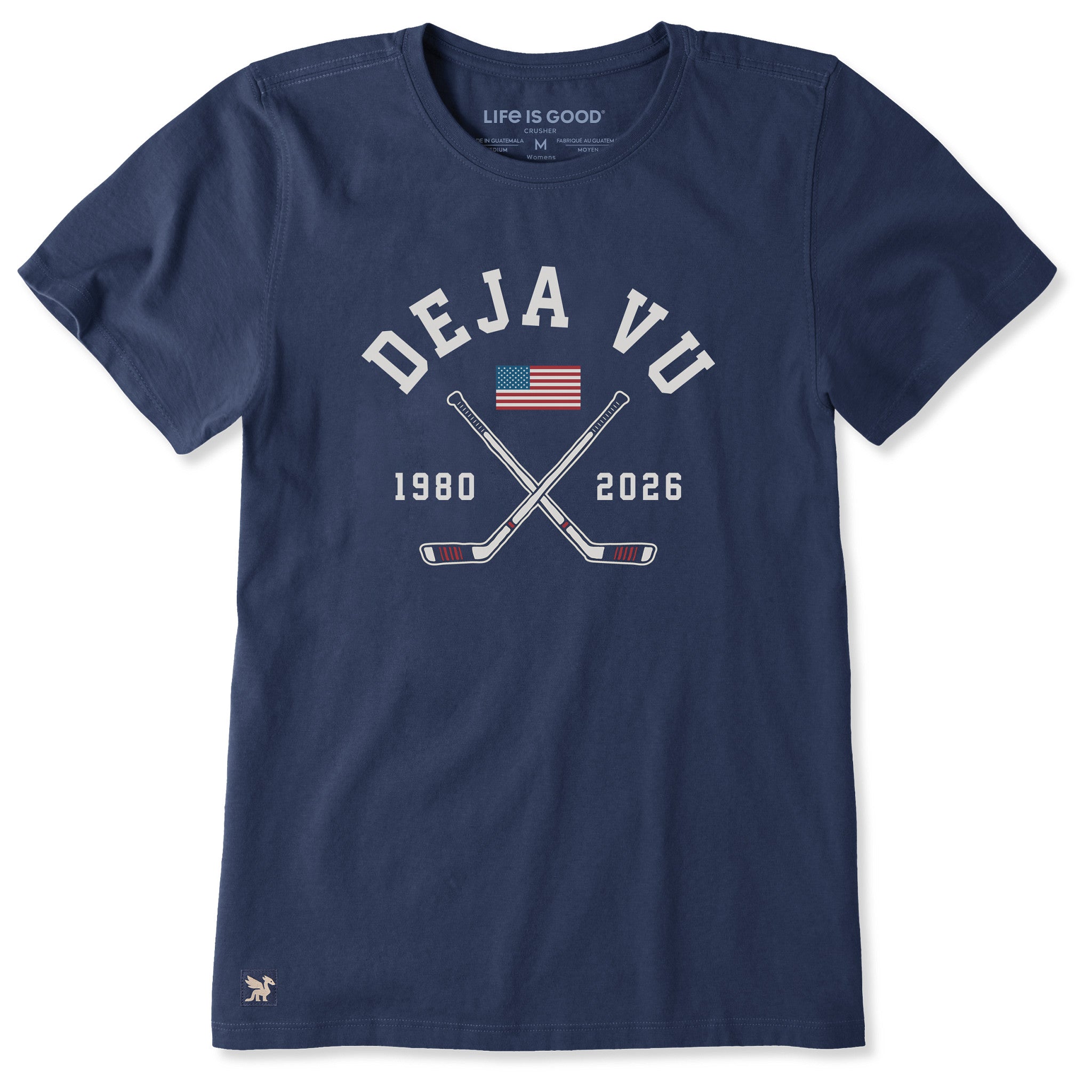 Women's Deja Vu Hockey Stick Cross Short Sleeve Crusher Tee | Shop