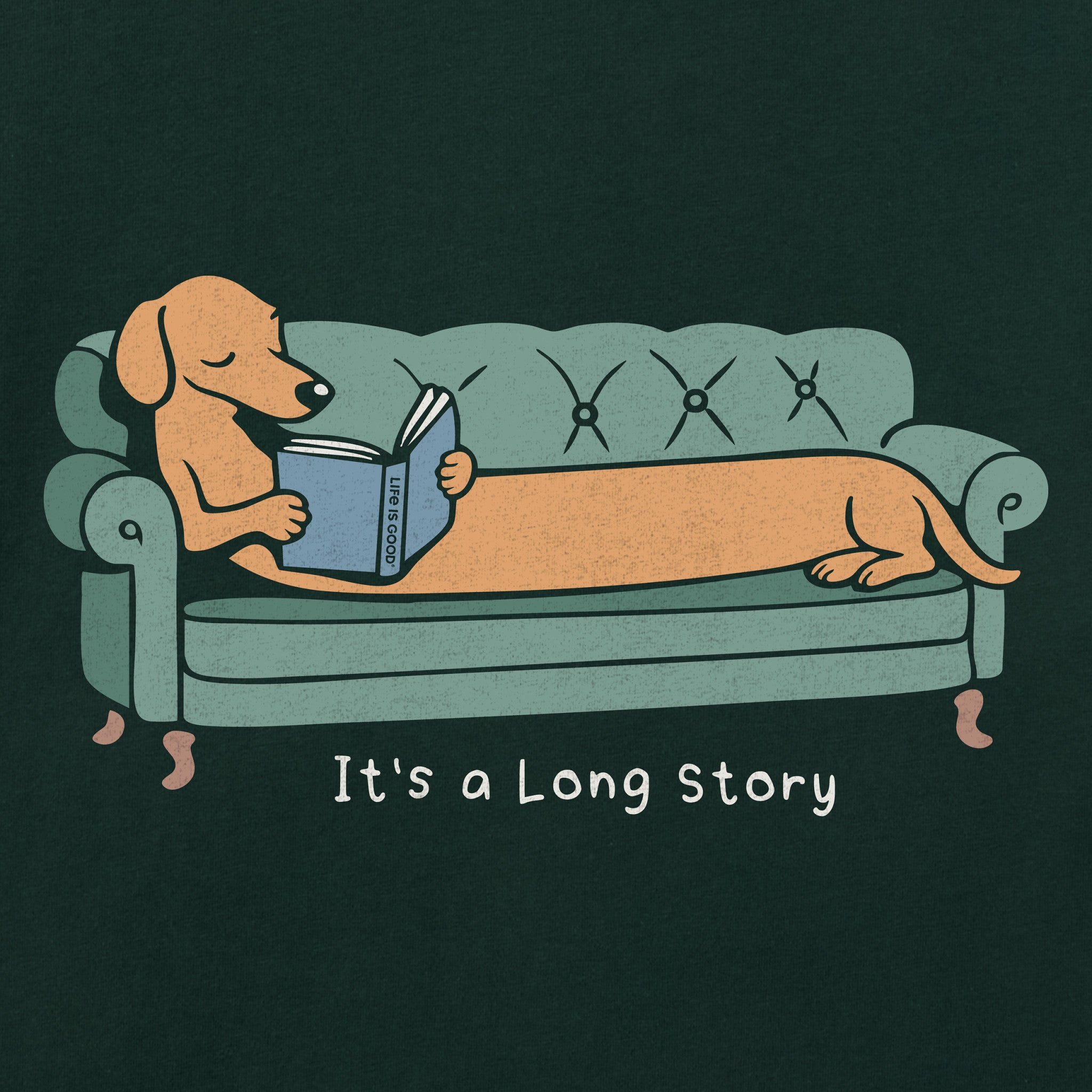 Women's It's a Long Story Short Sleeve Crusher Tee | Shop Life is Good