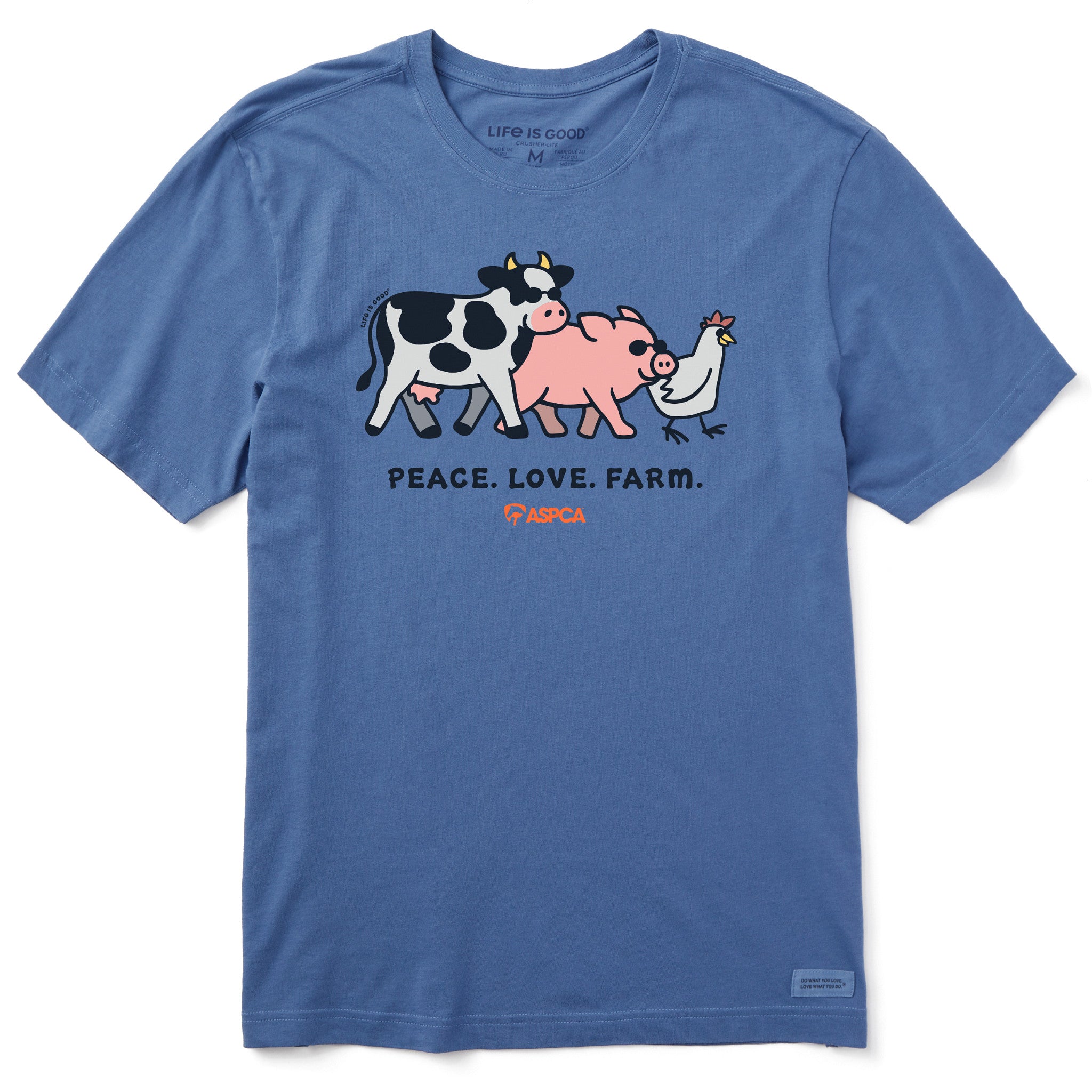 Men's LIG x ASPCA Peace Love Farm Short Sleeve Crusher Tee | Shop